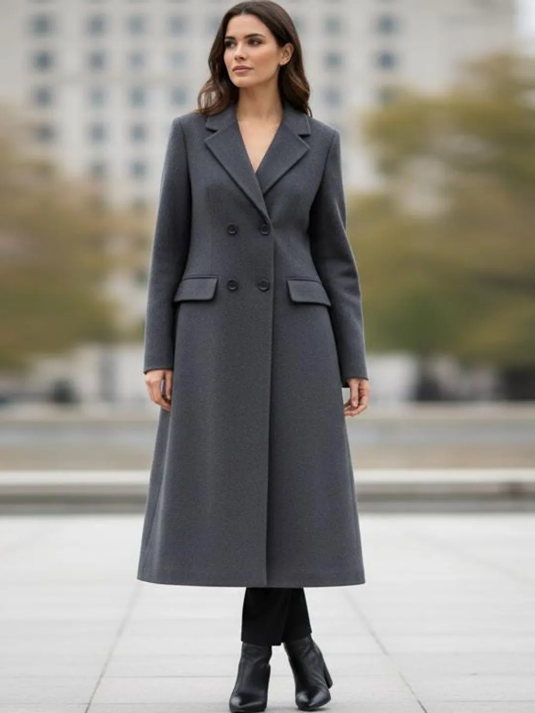 Overocoat Pattern Long Coat Sewing Pattern PDF – Women’s Overcoat Pattern – Winter Coat ...