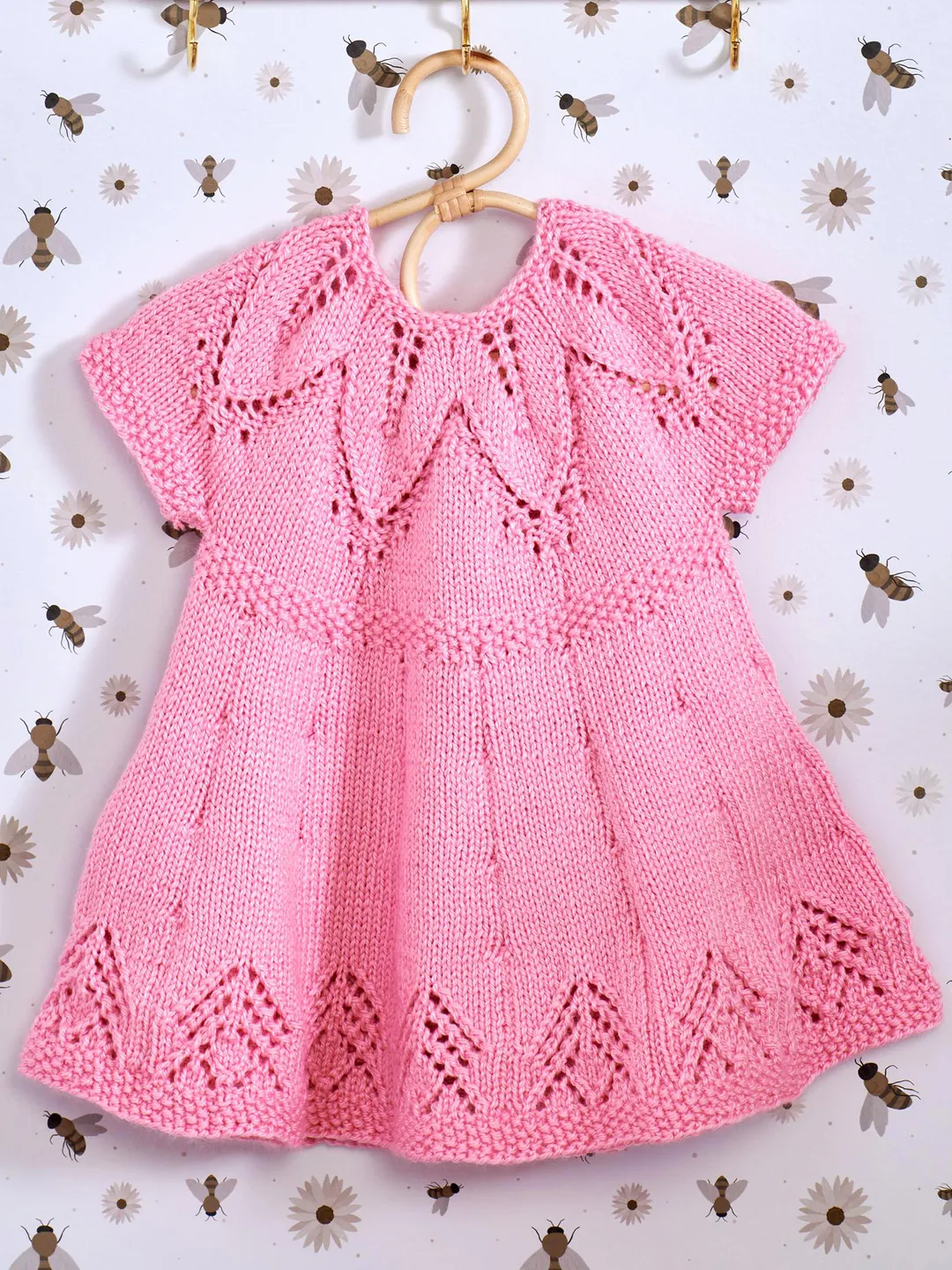 Baby Dress Knitting Pattern - Girls Dress Knitting Pattern - Baby Knitting Pattern - Dress Knitting pattern