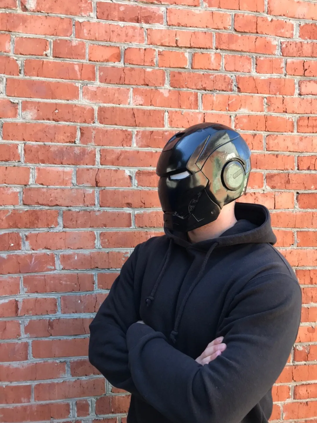 black iron man helmet US | Gift for Boys | ironman MK5 Edition mask Premium cosplay Full Black Iron Man MK5
