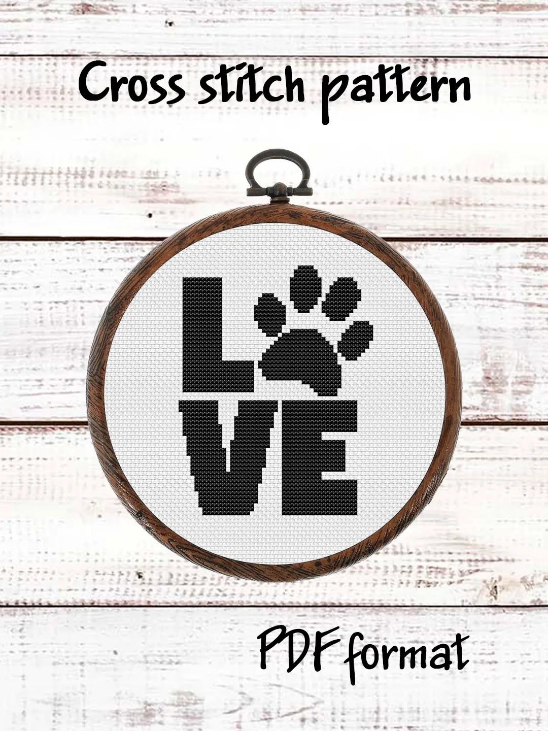 Modern cross stitch pattern, funny cross stitch animals, easy cross stitch design, cute cross stitch love