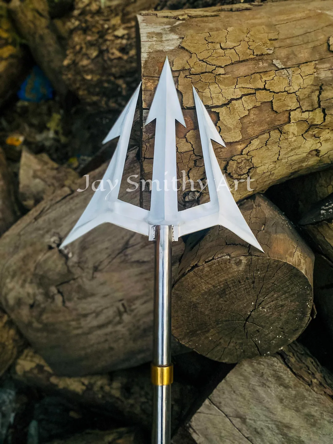 Handmade 1095 High Carbon Steel TRIDENT | Aquaman Spear | Hand