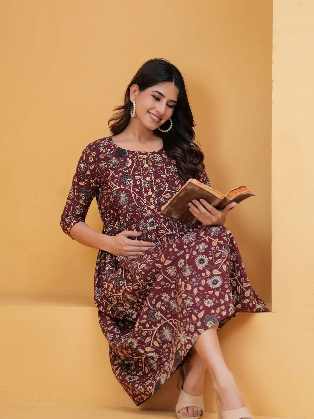 cotton pregnancy dresses The Carolina Dress