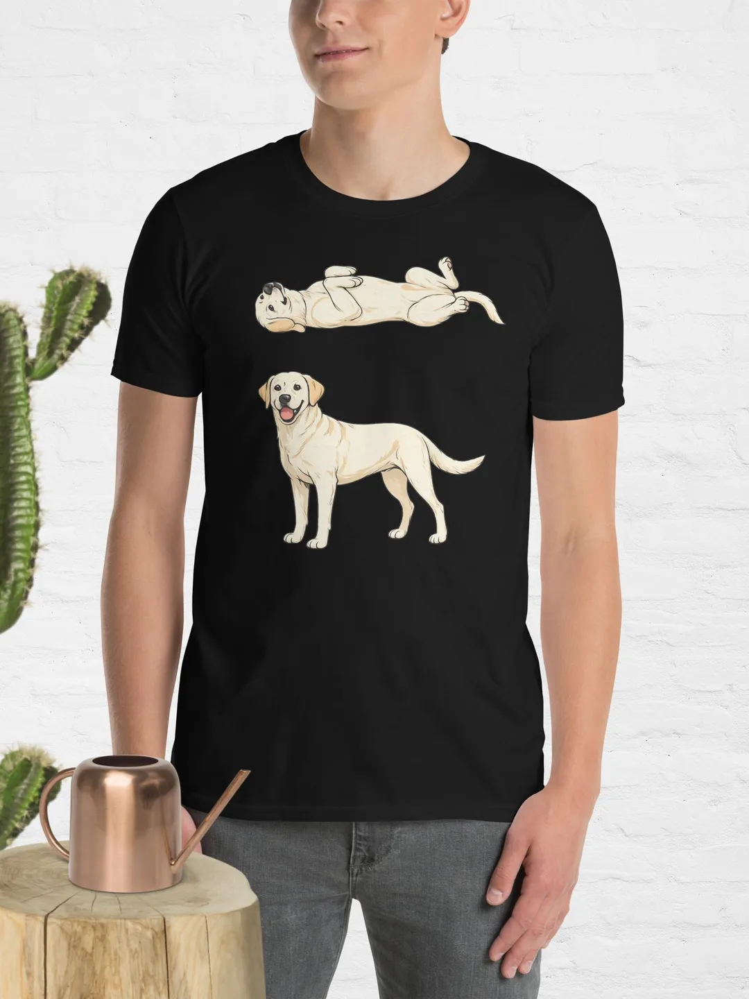Cute Labrador Dog Illustration | Funny Puppy Gift for Dog Lovers | Happy Dog Design