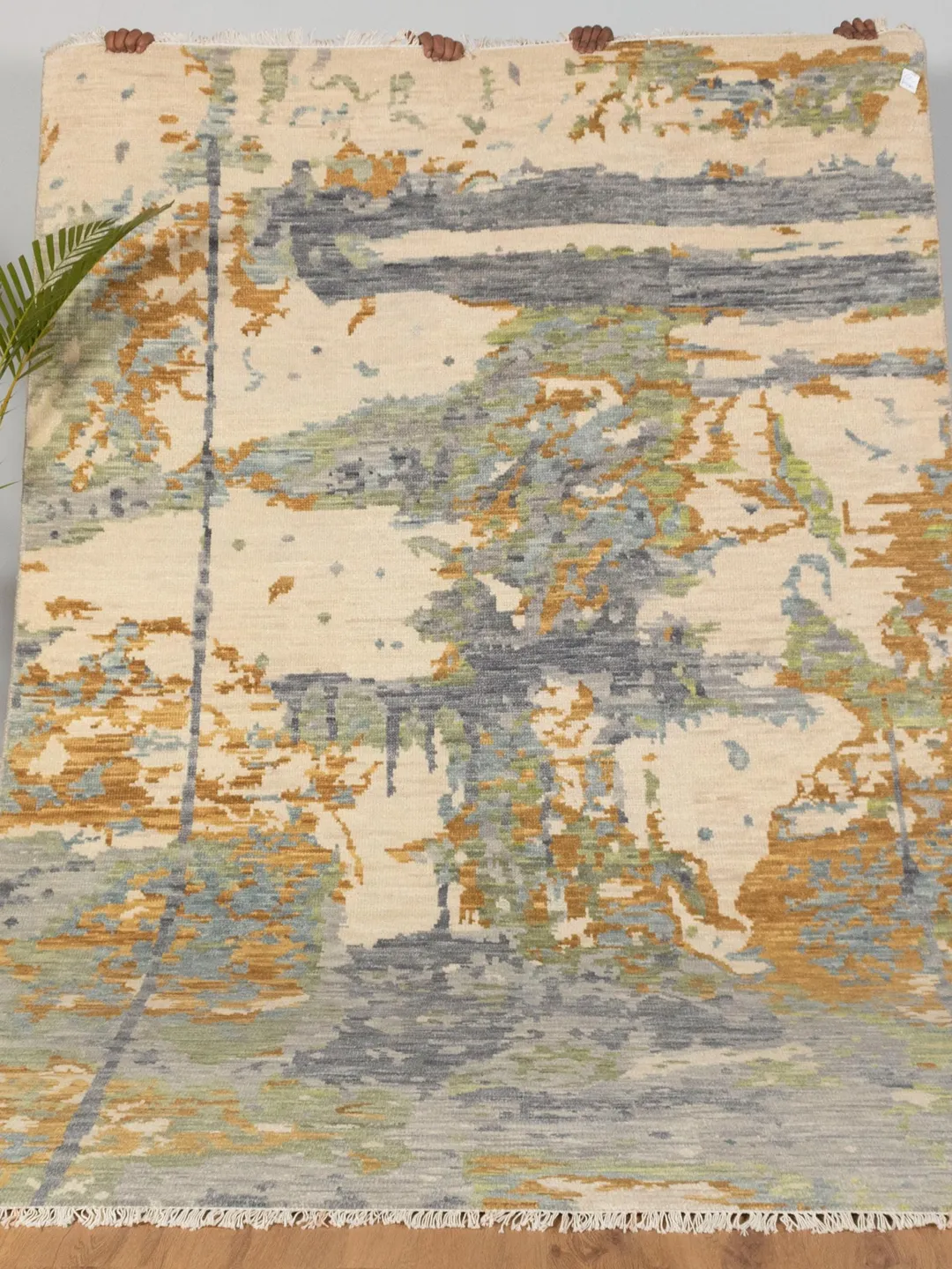 8x10 Abstract wool Persian style area rugs: hand-knotted oriental ...