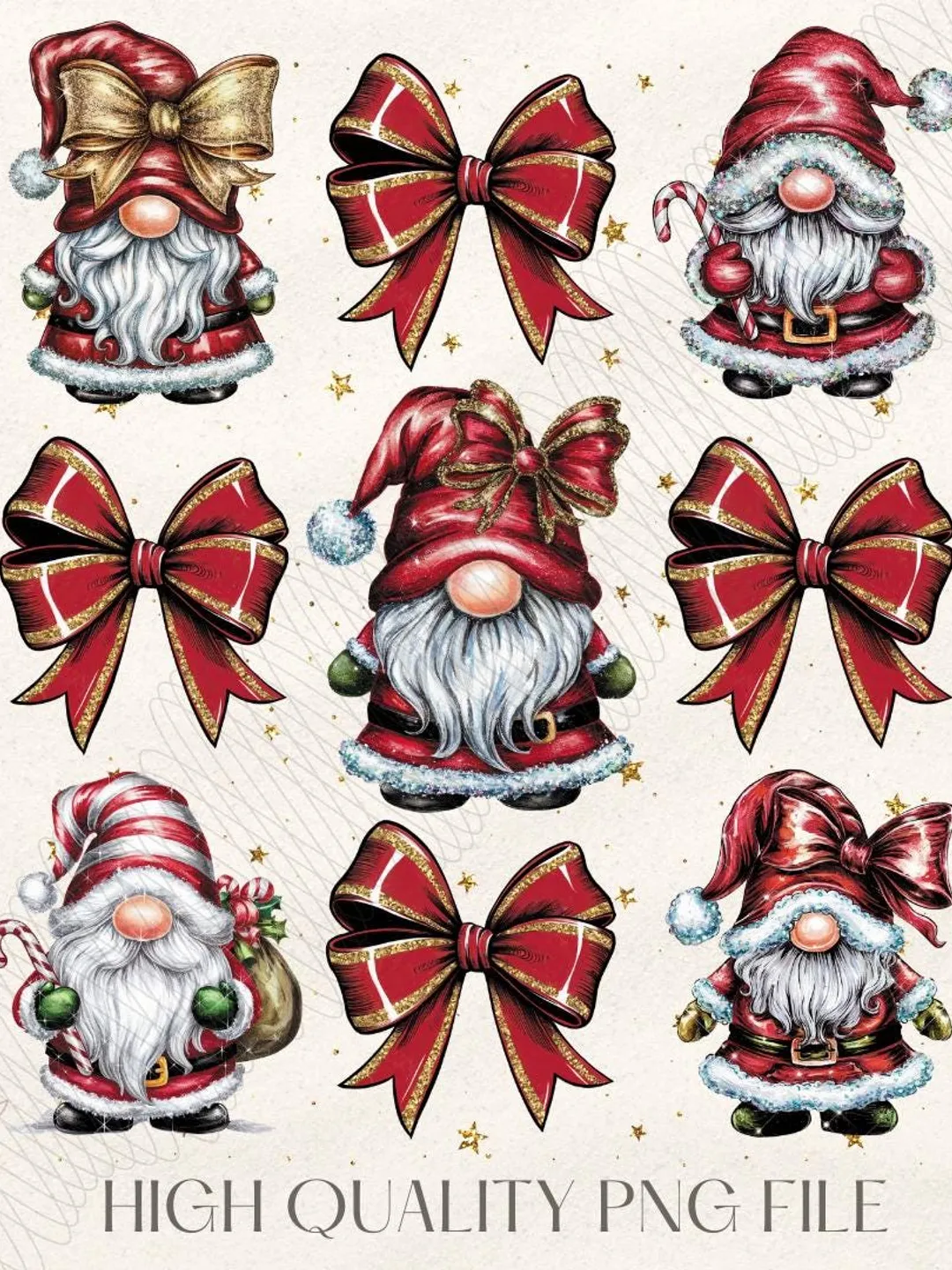 Coquette Bow png, Christmas Gnome png,Christmas designs,Christmas sublimation, Merry Bright,Trending png,Vintage Holly Jolly Holidays png