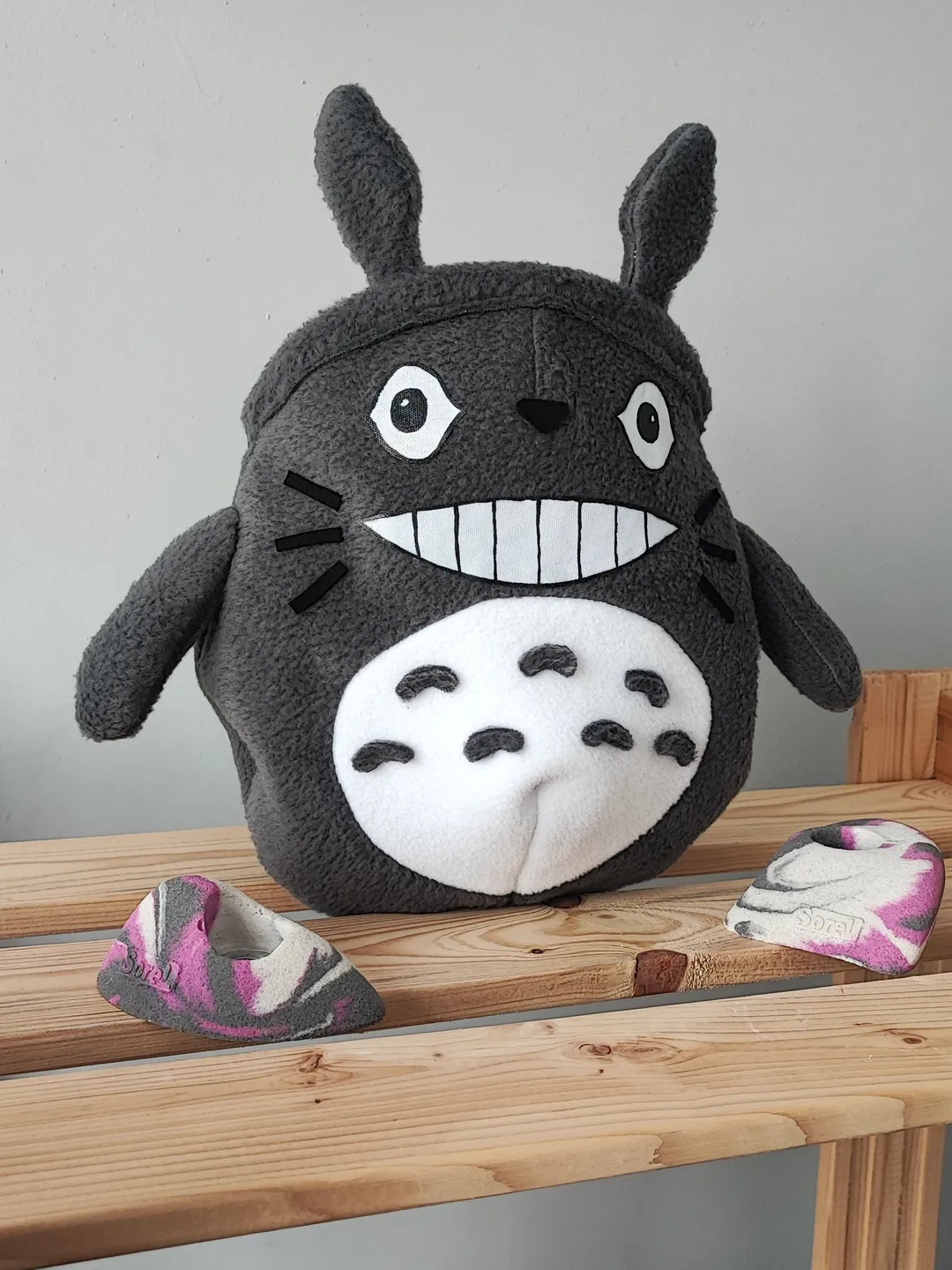 Chalk bag for rock climbing Totoro