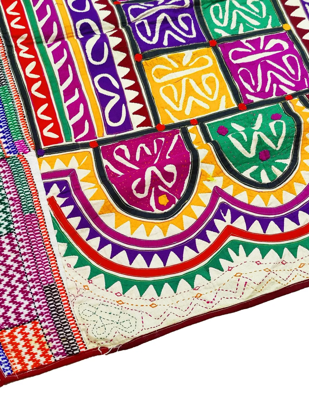 Tapestry Large Banjara Rabari Patch Work Vintage Indian Embroidered ...