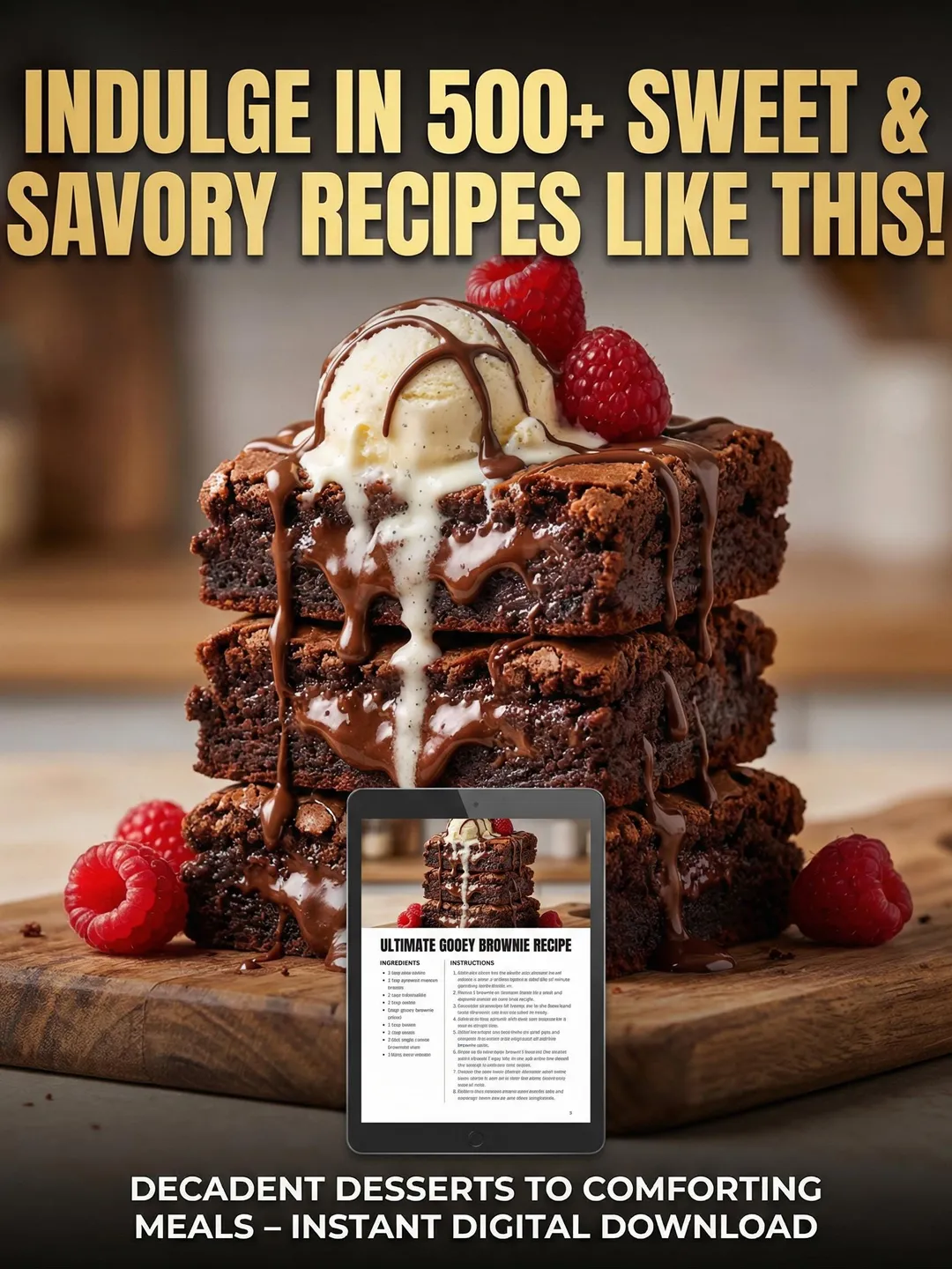 Digital Cookbook Bundle 500 Recipe Ebooks PDF | Meal Planning Easy ...