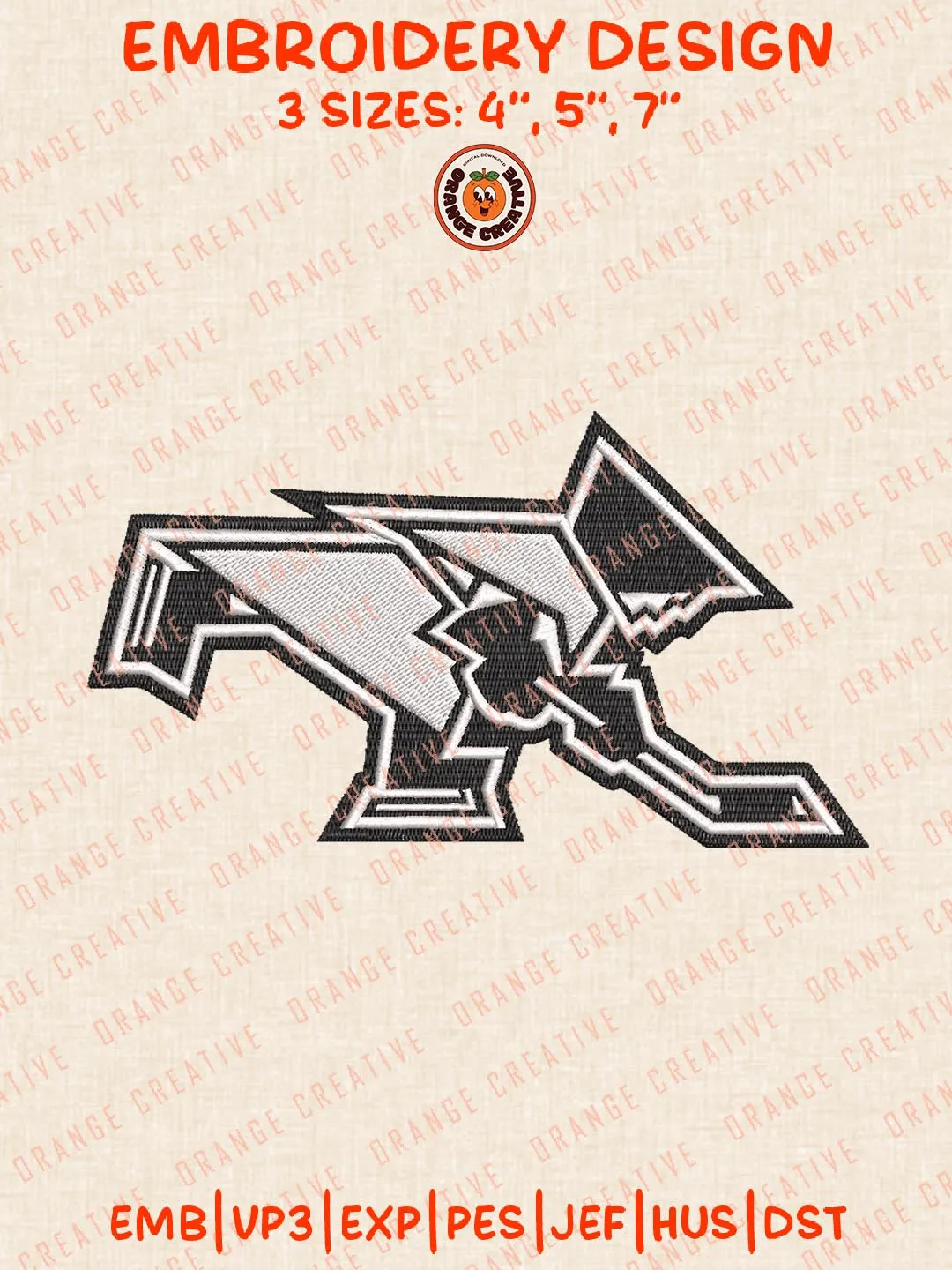 NCAA Providence Friars Embroidery Design, NCAA Team Logo Embroidery Design, Machine Embroidery Design File, 4 Sizes, Custom Size, Digital Download