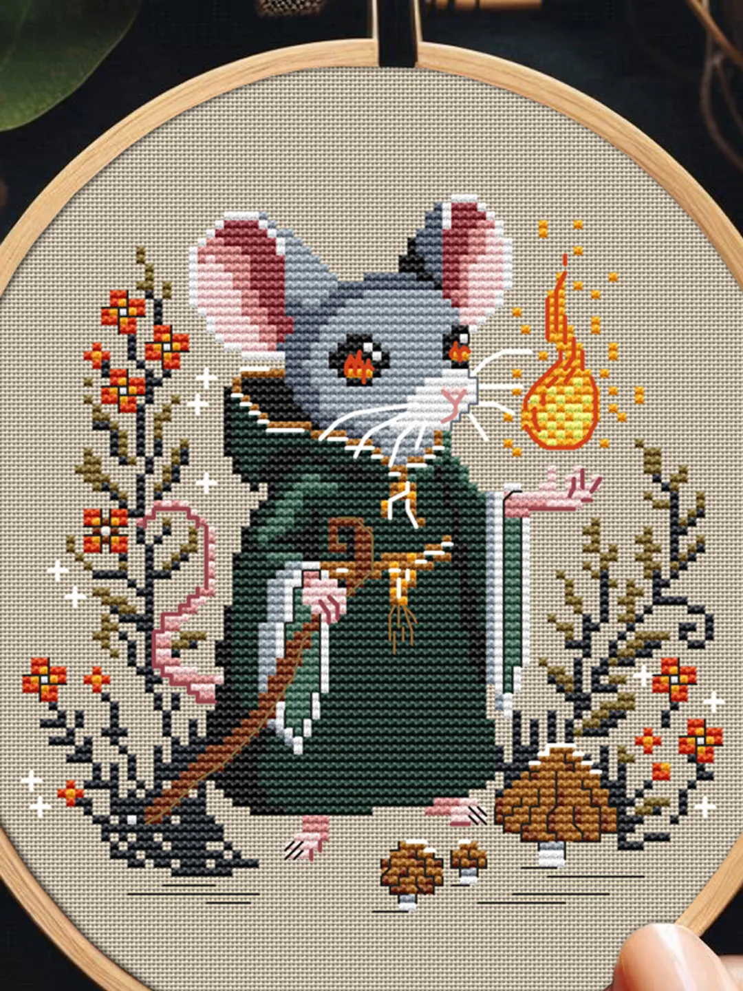 Stories of the Mornwood and Silent Master of Fire cross stitch pattern