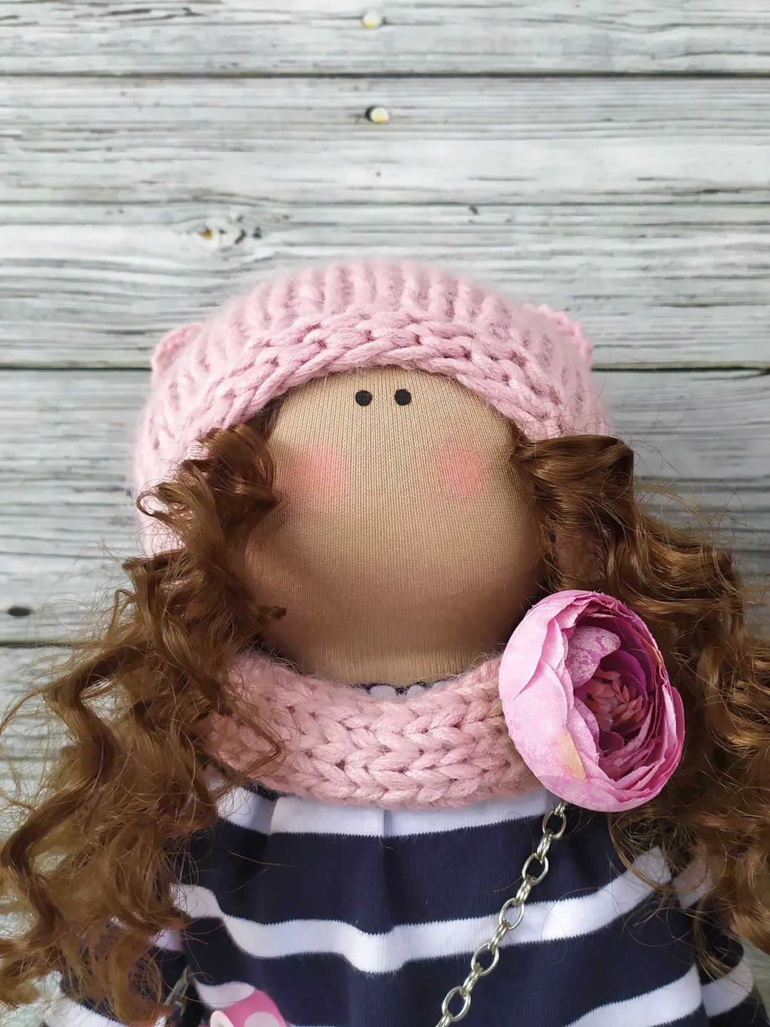 Textile interior doll/ Tilda doll/ Home decor