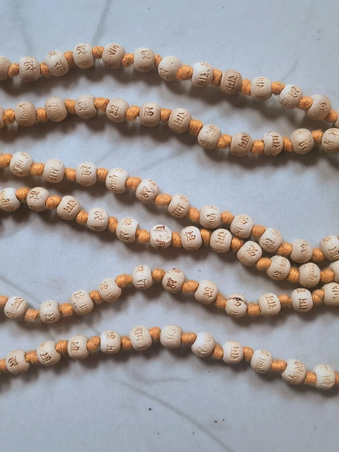 108 Bead Tulsi Mala Wood Prayer Beads