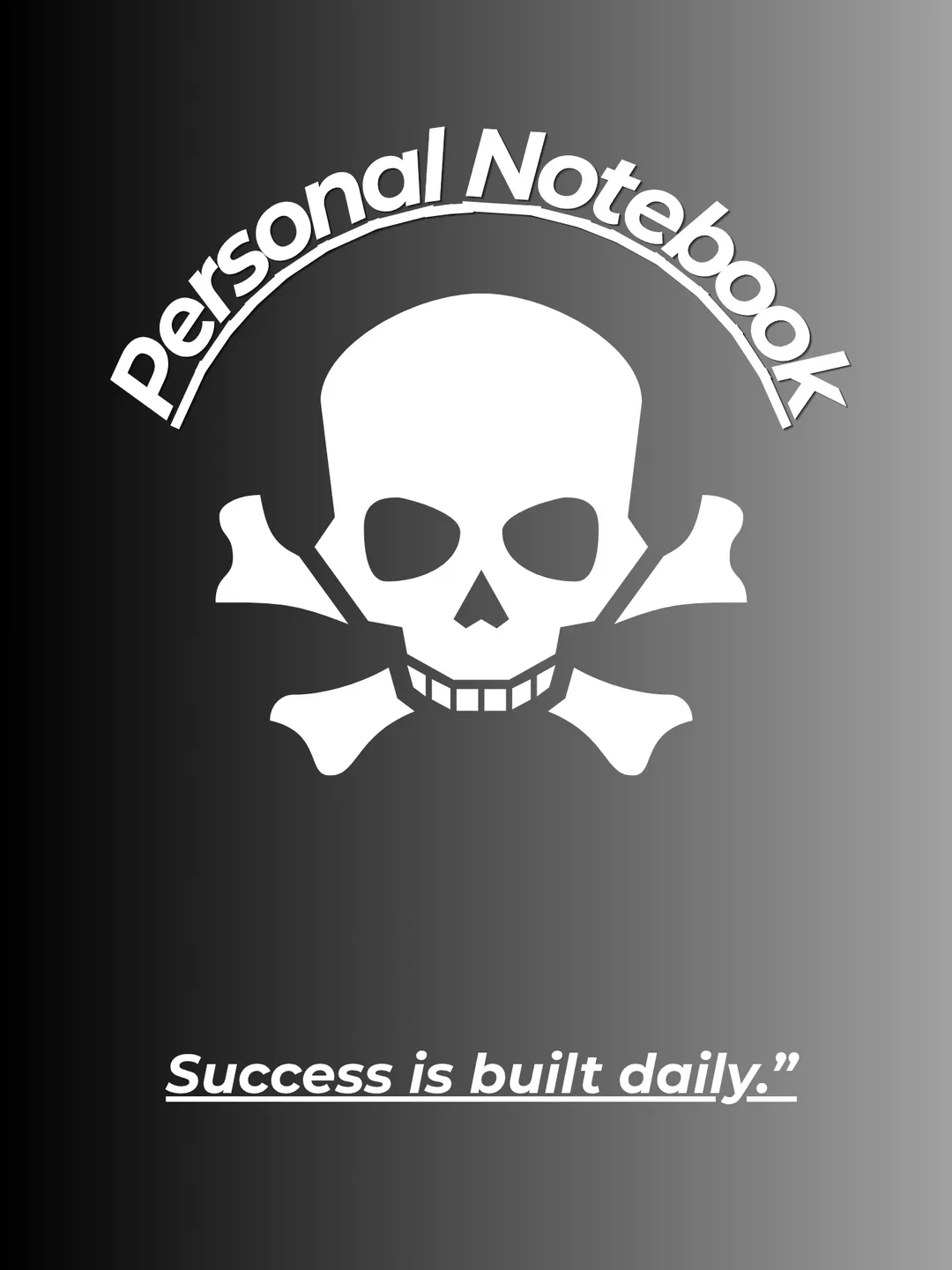 Shadow Notes – Minimal Black Notebook