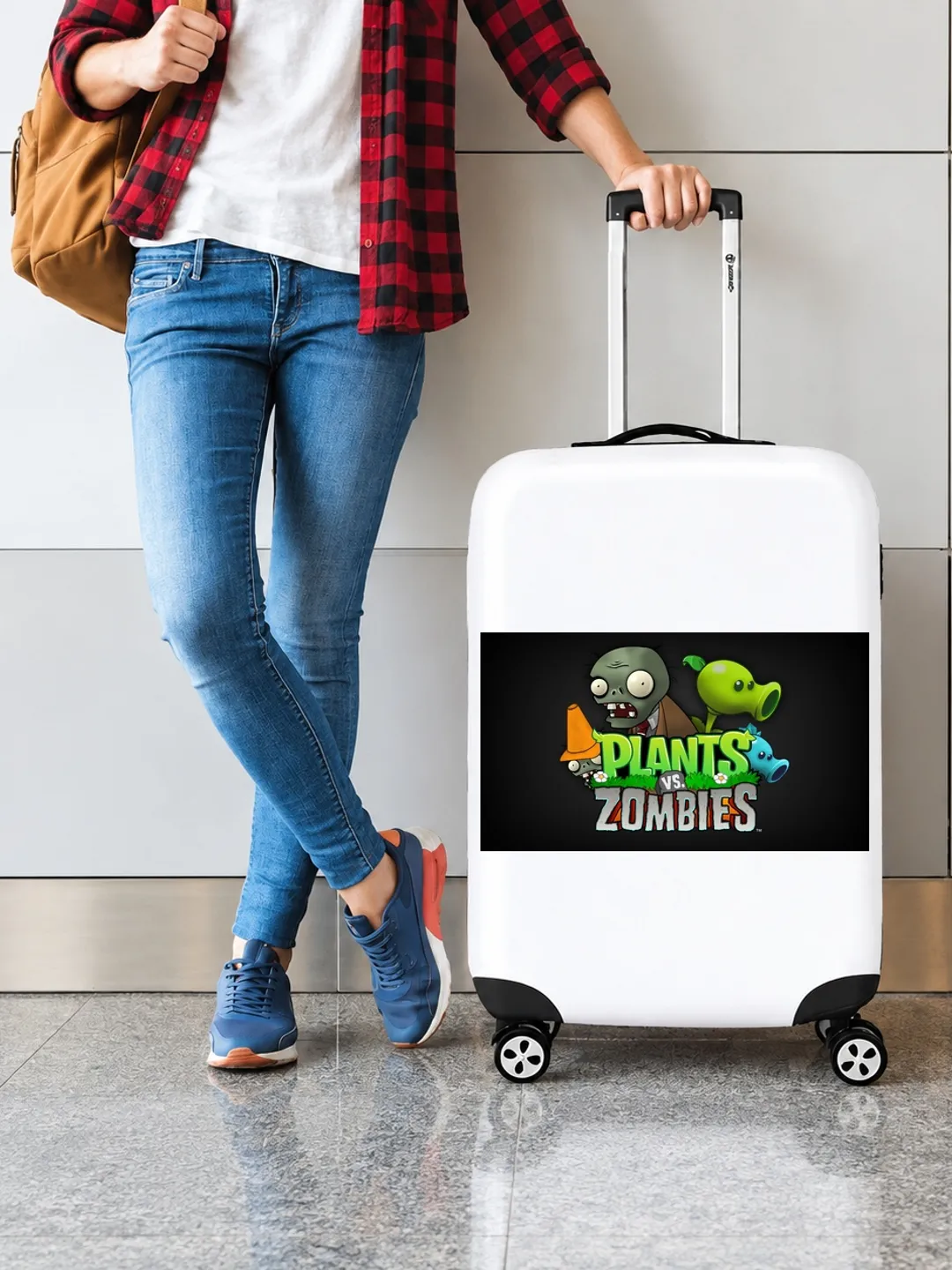 Plants VS Zombies Luggage Cover