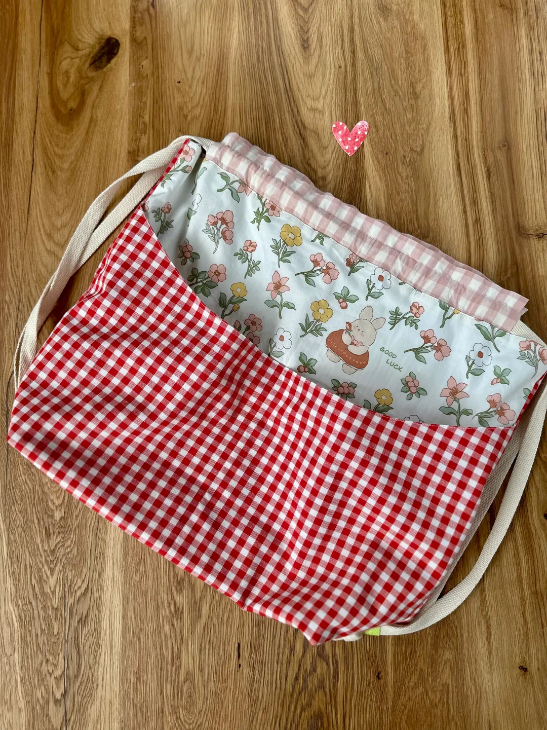 Simple Rucksack Pattern 25х25 cm RUCKSACK with a pocket step-by step photo SEWING PATTERN and a ...