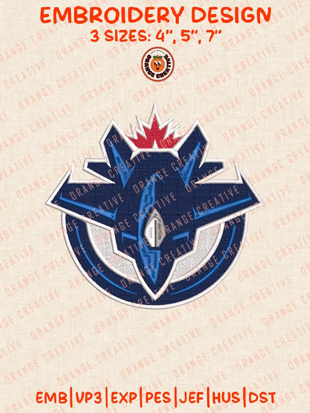 Winnipeg Jets Logos Embroidery Designs, NHL Hockey Team Logo Embroidery Files, Machine Embroidery Design File, 4 Sizes, Custom Size, Digital Download