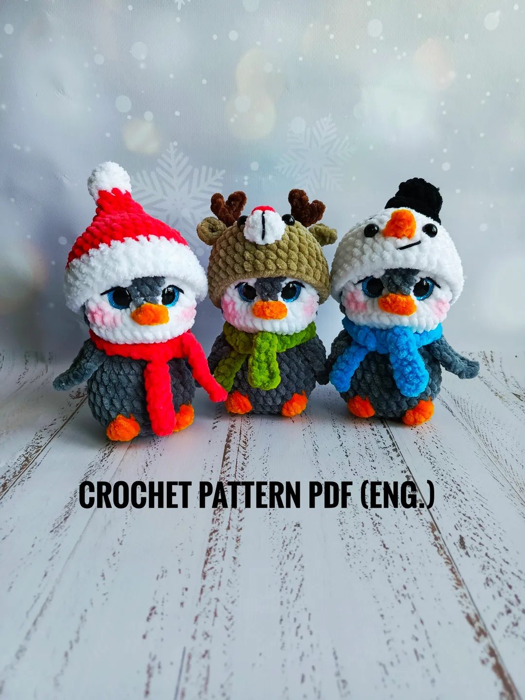 Crochet Penguin PATTERN, Amigurumi Penguin Pattern, Easy Amigurumi Penguin PDF Pattern