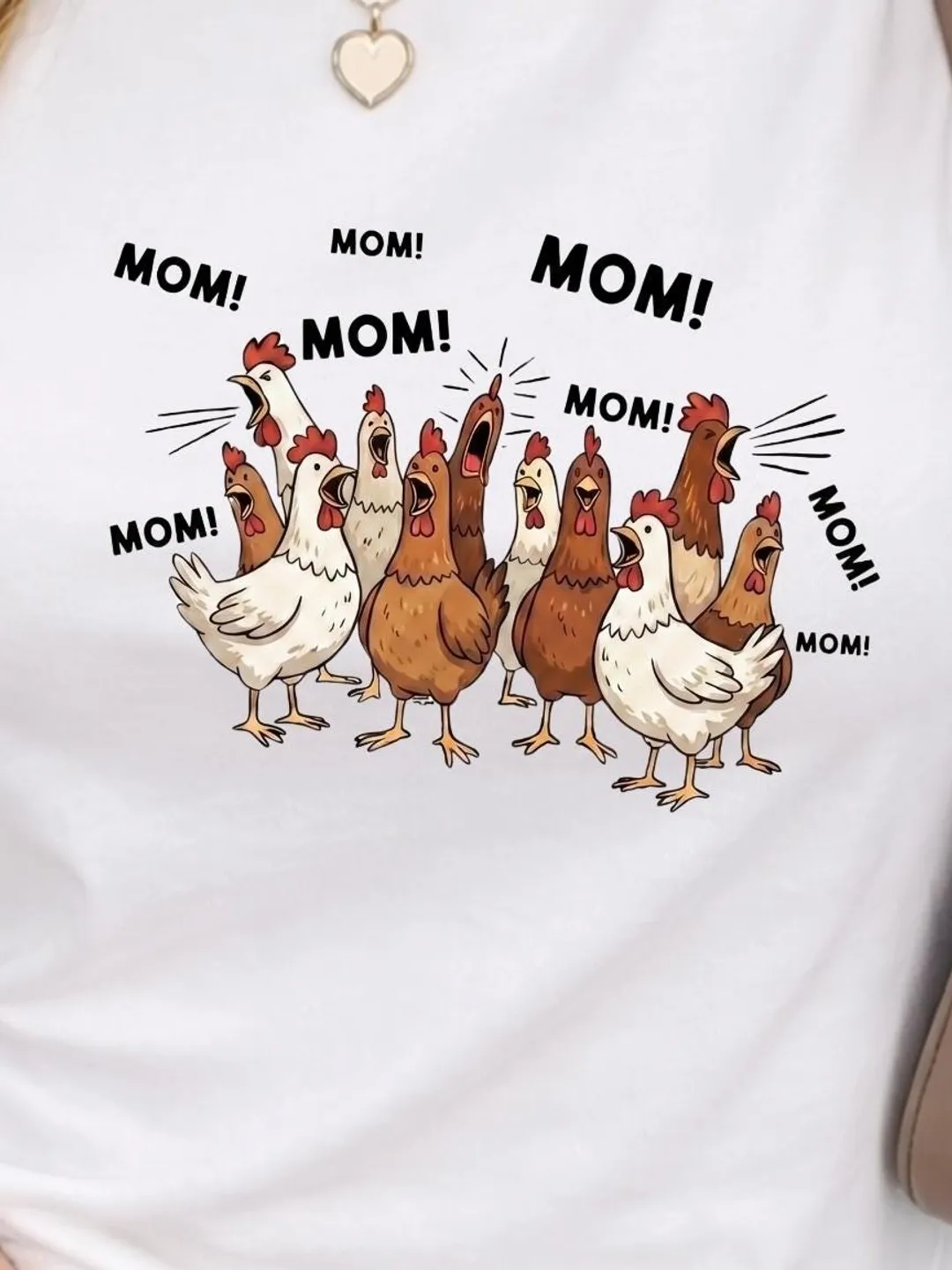 Chicken Mom MOM SVG PNG | Funny Chicken Lady Design, Screaming Hens ...