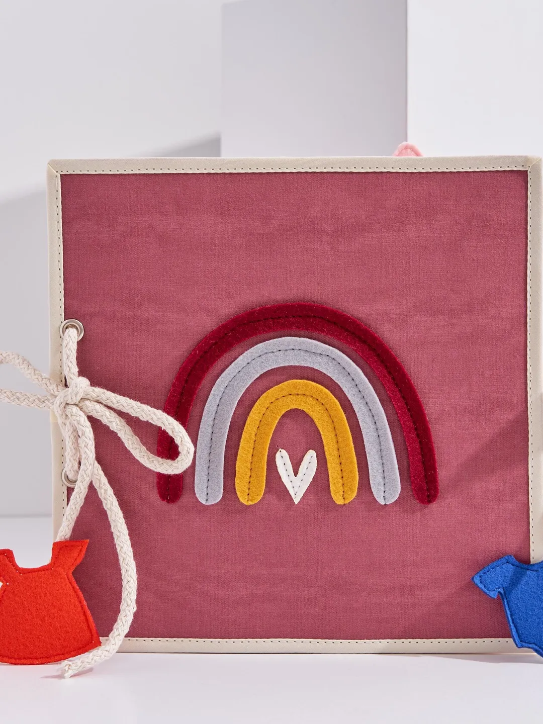 Felt Quiet Book Toddler, Montessori Baby Activity, Developing Busy Book, Sensory Baby Soft Book Farm Woodland Animals, 1-2-3 year old Gift