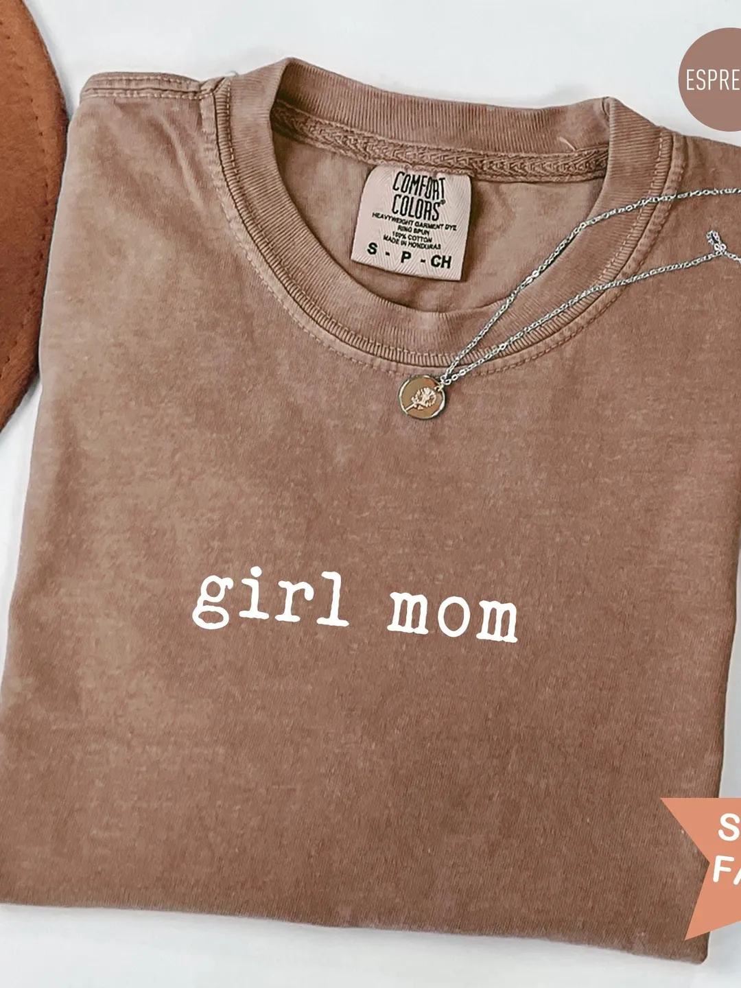Comfort Colors® Girl Mom Shirt, Cool Moms Club Shirt, Mother's Day Gift, Best Mom Shirt, Girl Mom Gift, Gift for GirlMom, New Mom Shirt