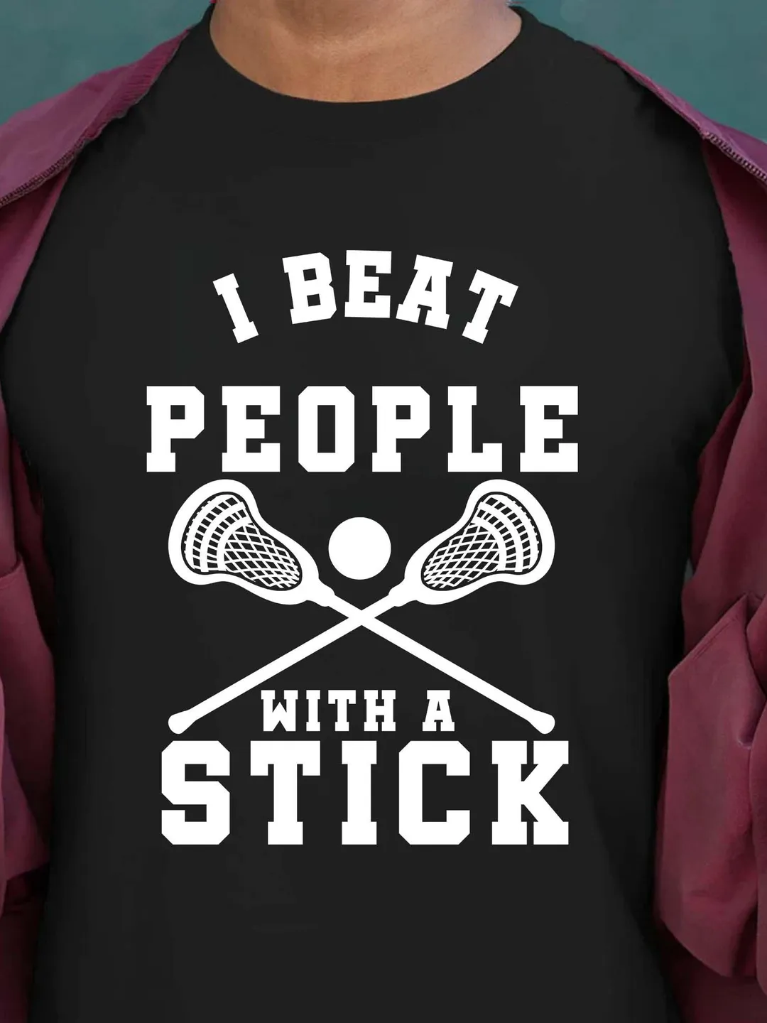 Funny Lacrosse Player Shirt, Sports Humor Tee, Game Day Apparel