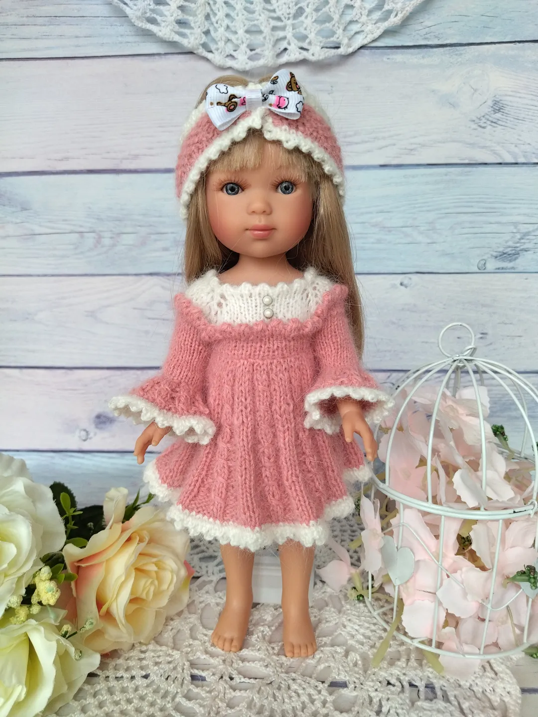 Vestida de azul doll clothes