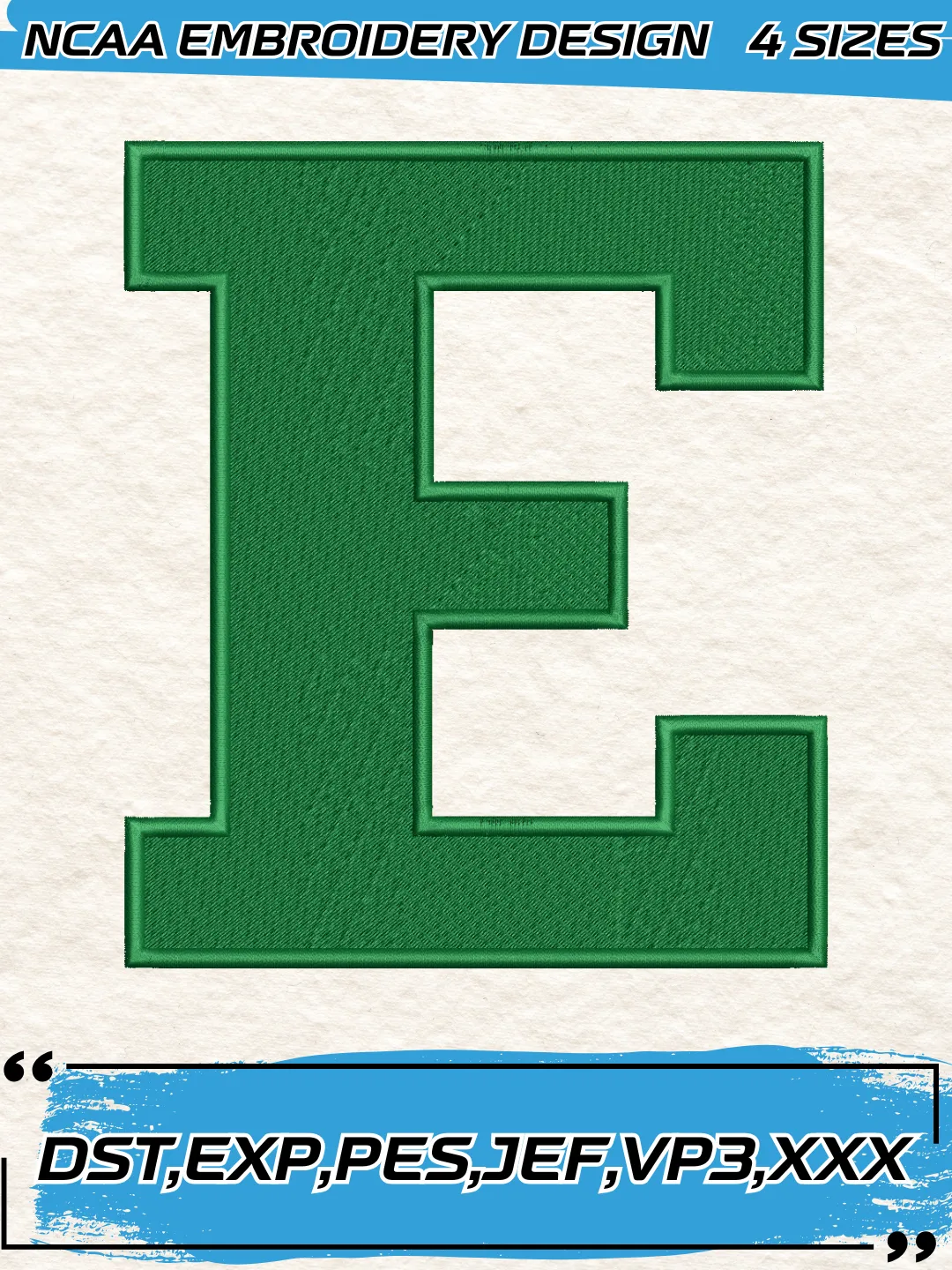 Eastern Michigan Eagles Logo Embroidery Design,NCAA Logo Embroidery Design,Machine Embroidery Design File,4 Sizes, Digital Download