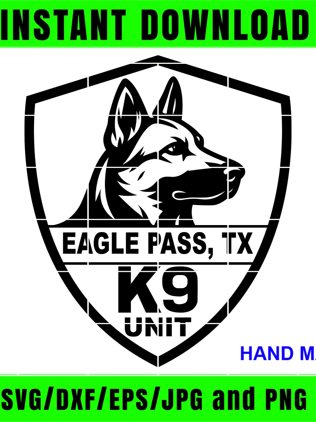 US Border Patrol DRT USBP Vector K9 Patch Emblem Insignia Logo