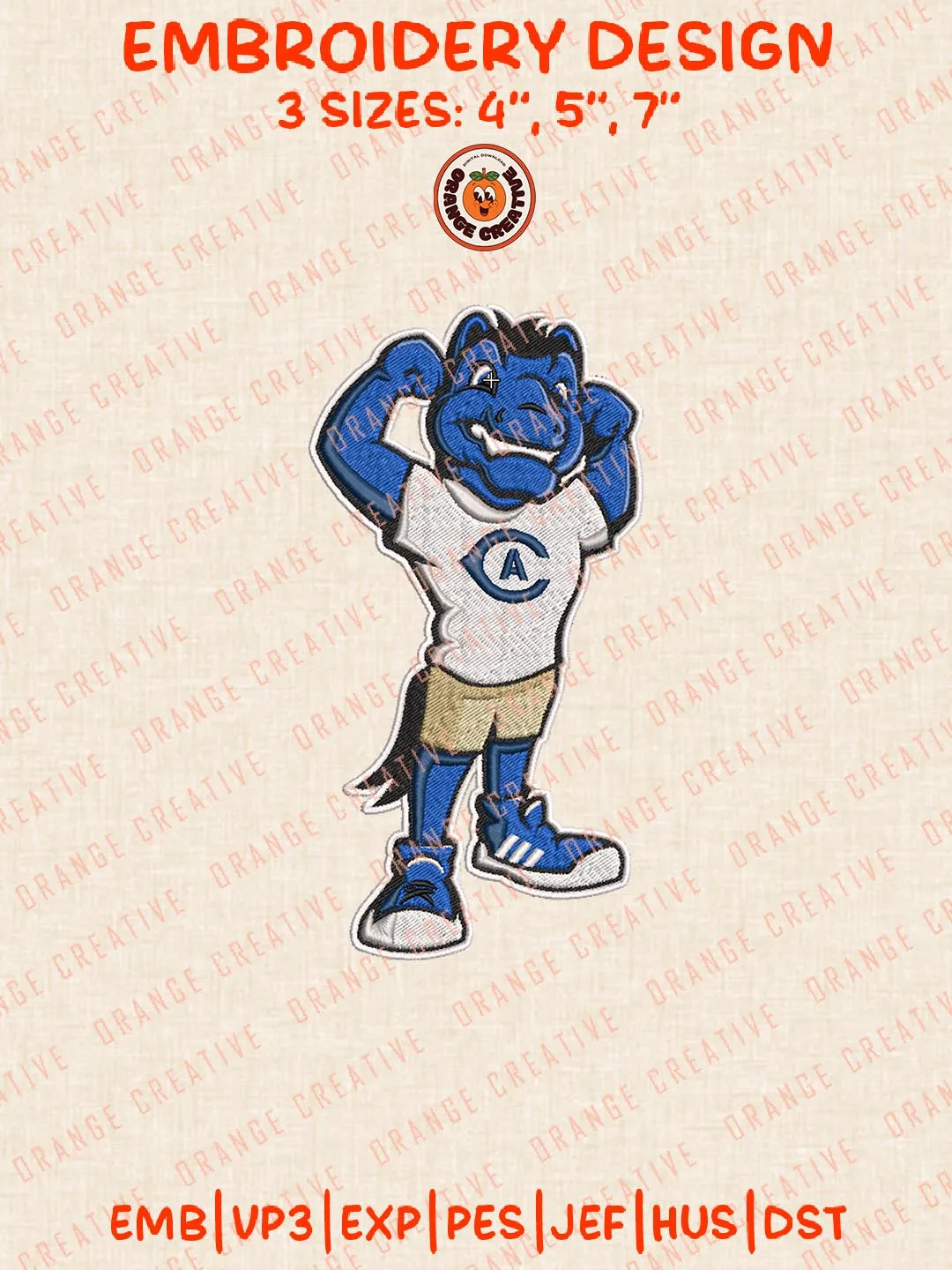 UC Davis Aggies Embroidery Design, NCAA Logo Embroidery Design, Machine Embroidery Design File, 4 Sizes, Digital Download