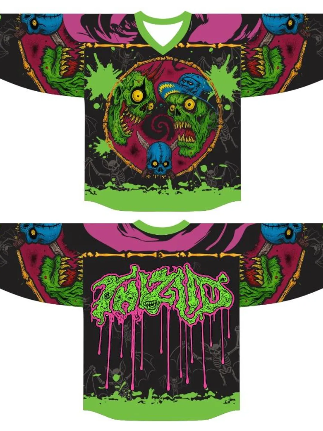 Twiztid Ghoulish Mad Balls Fright Fest Sublimated Jersey