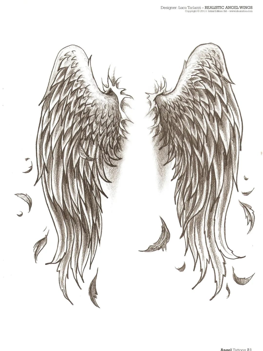 Tattoo Sketchbook 230 Angels, image size:1080x1440