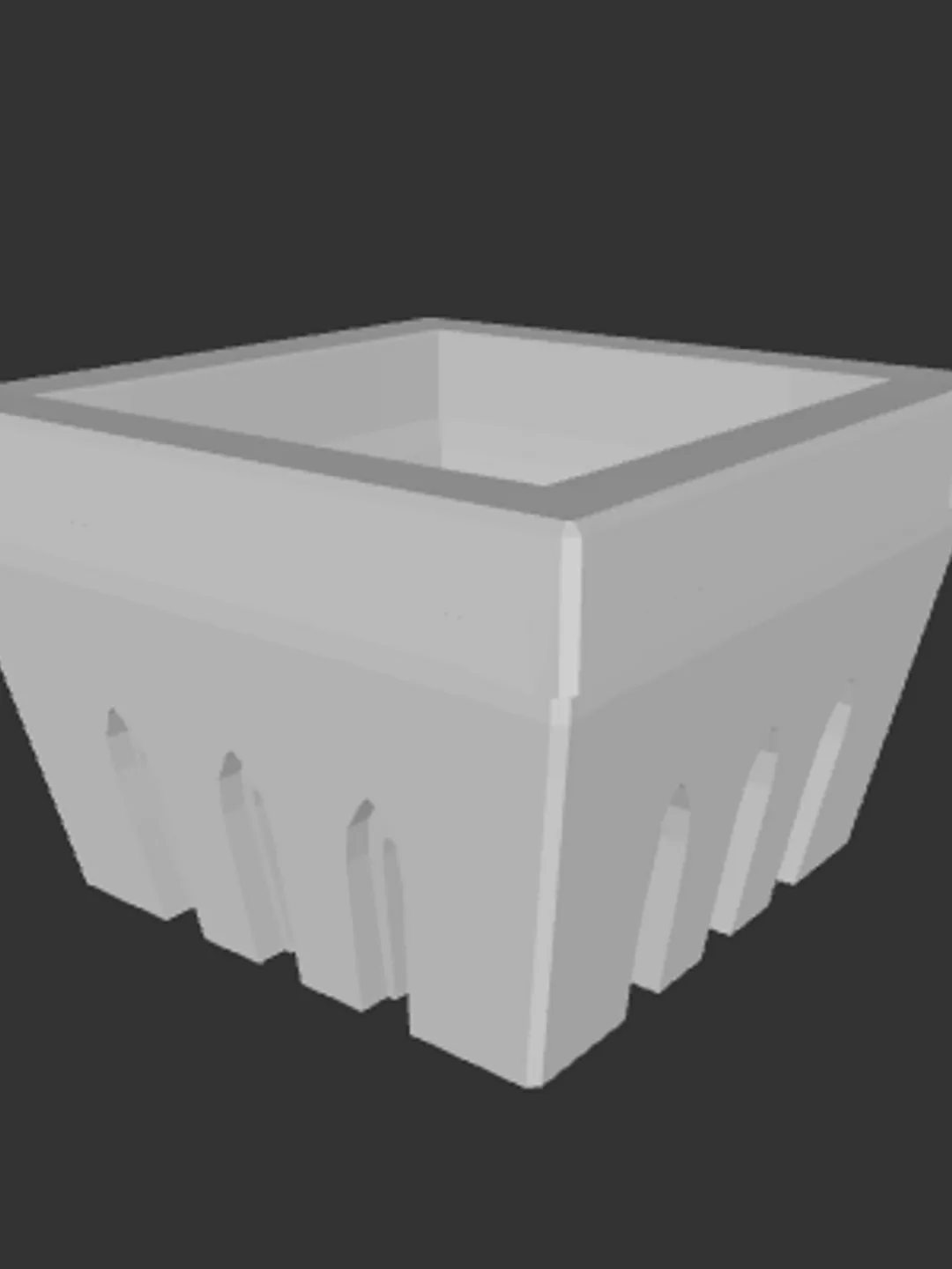 3D MODEL Miniature box for berries model ready to print