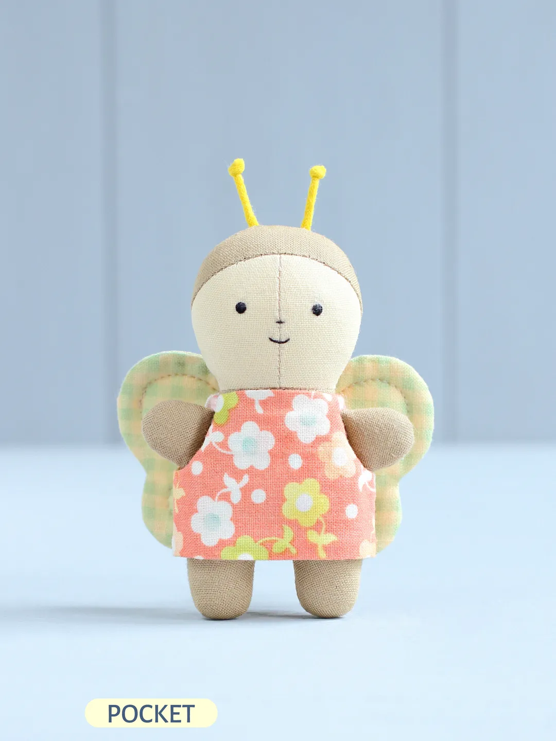PDF Pocket Butterfly Stuffed Animal Sewing Pattern