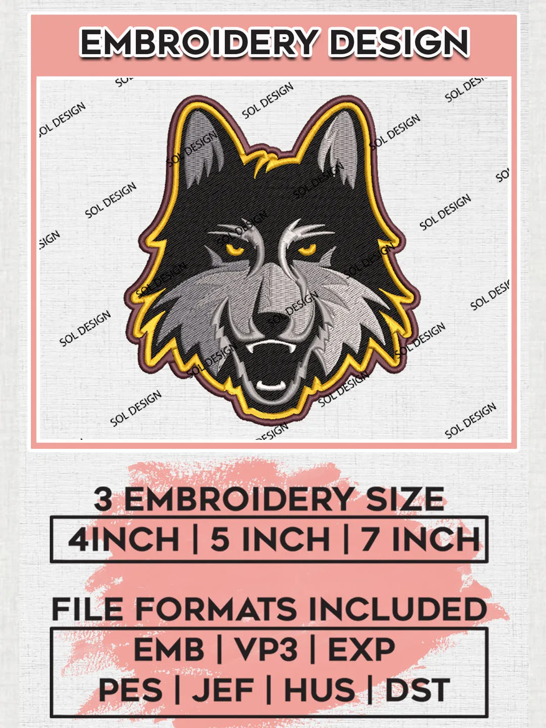 Loyola Chicago Ramblers Mascot Embroidery Designs, NCAA Logo Embroidery Files, NCAA Loyola Chicago Ramblers Logo, NCAA Embroidery Designs, Machine Embroidery Designs, Digital Download