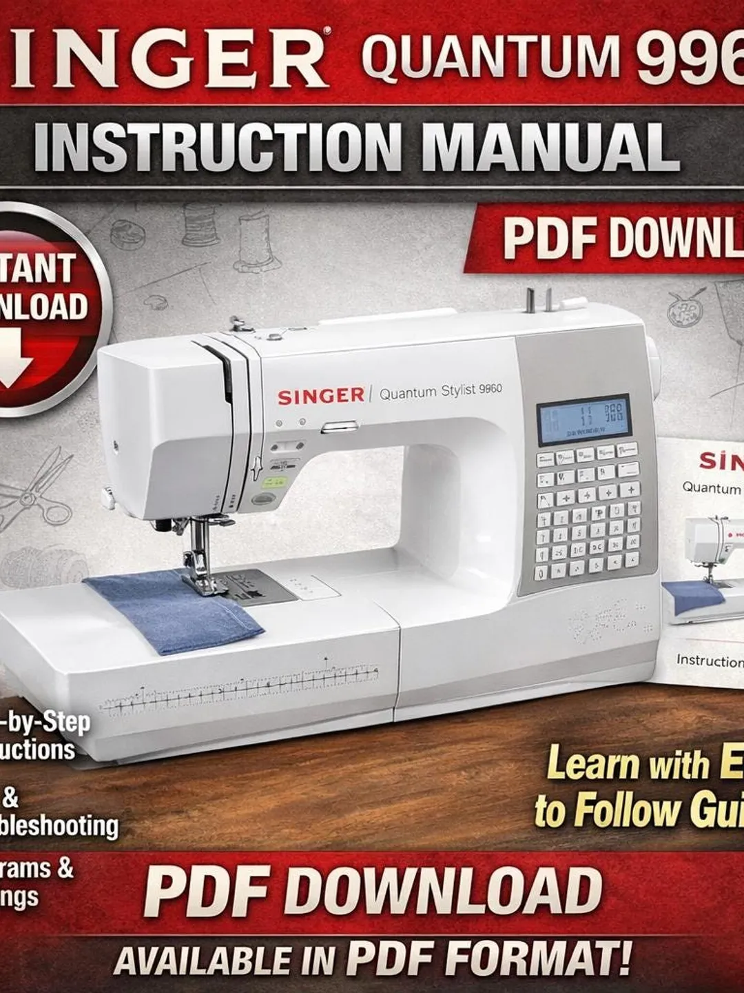 Pdf The Singer Singer M3220 - Mechanical Sewing Machine Manual (PDF Download)