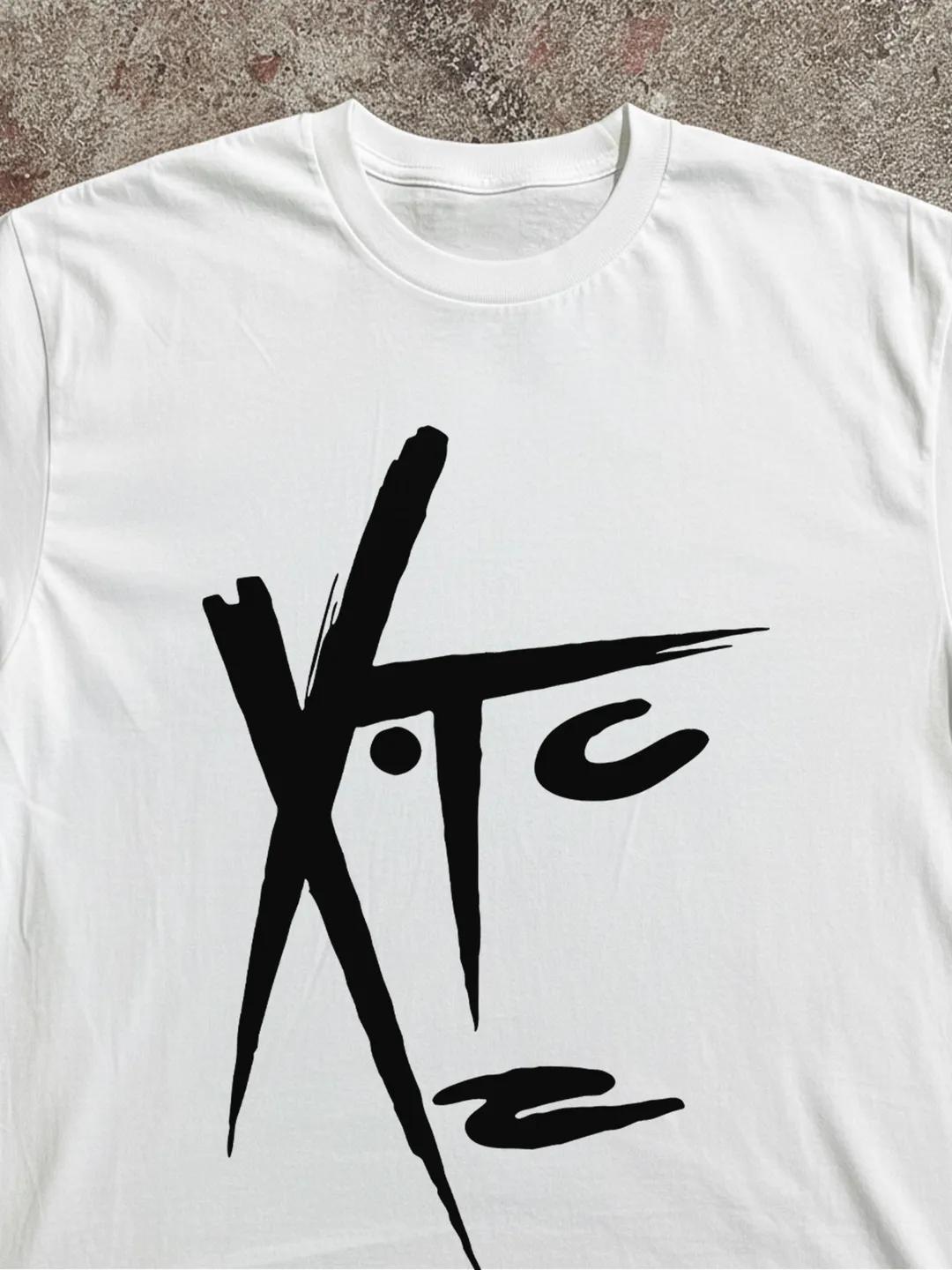 XTC Band Logo T-Shirt New Wave Post-Punk Music Fan Art Tee