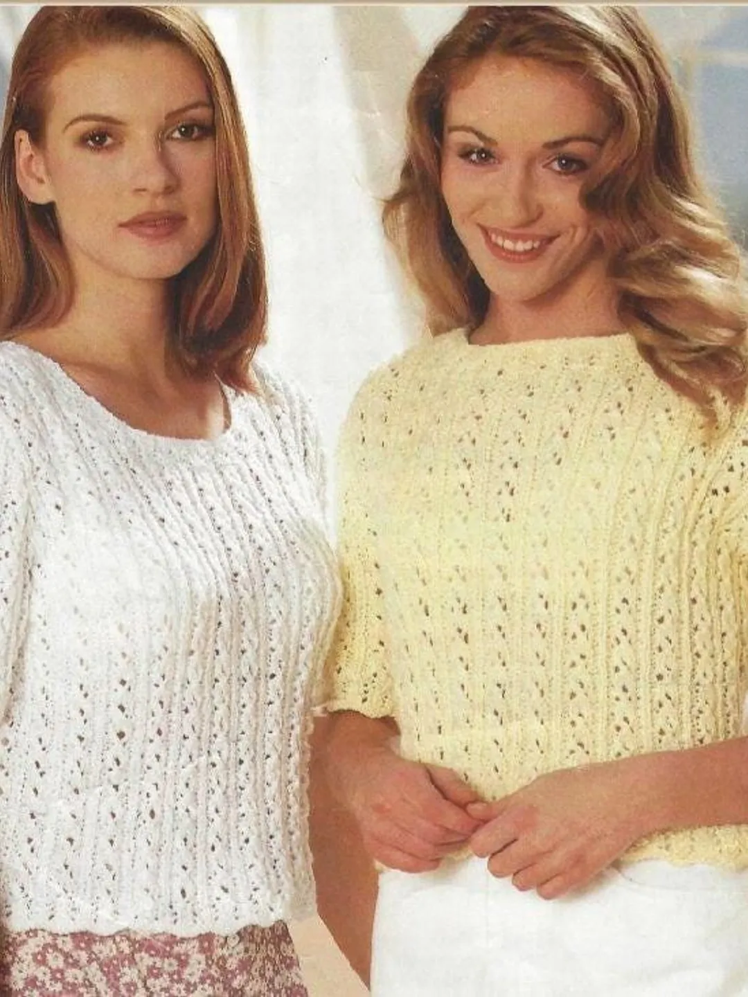 Top knitting pattern lace women easy simple short sleeve top sweater women pattern pdf instant download