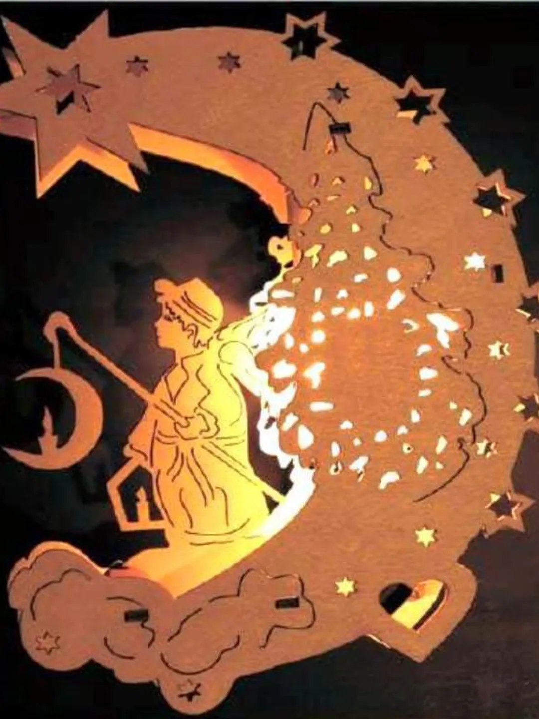 Digital Template Cnc Router Files Cnc Pano Christmas Files for Wood Laser Cut Pattern