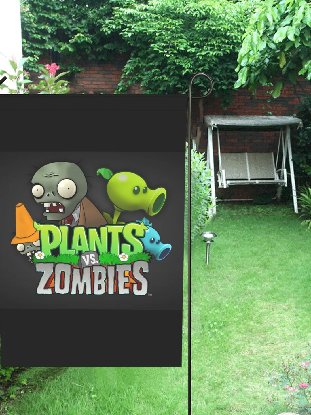 Plants VS Zombies Garden Flag
