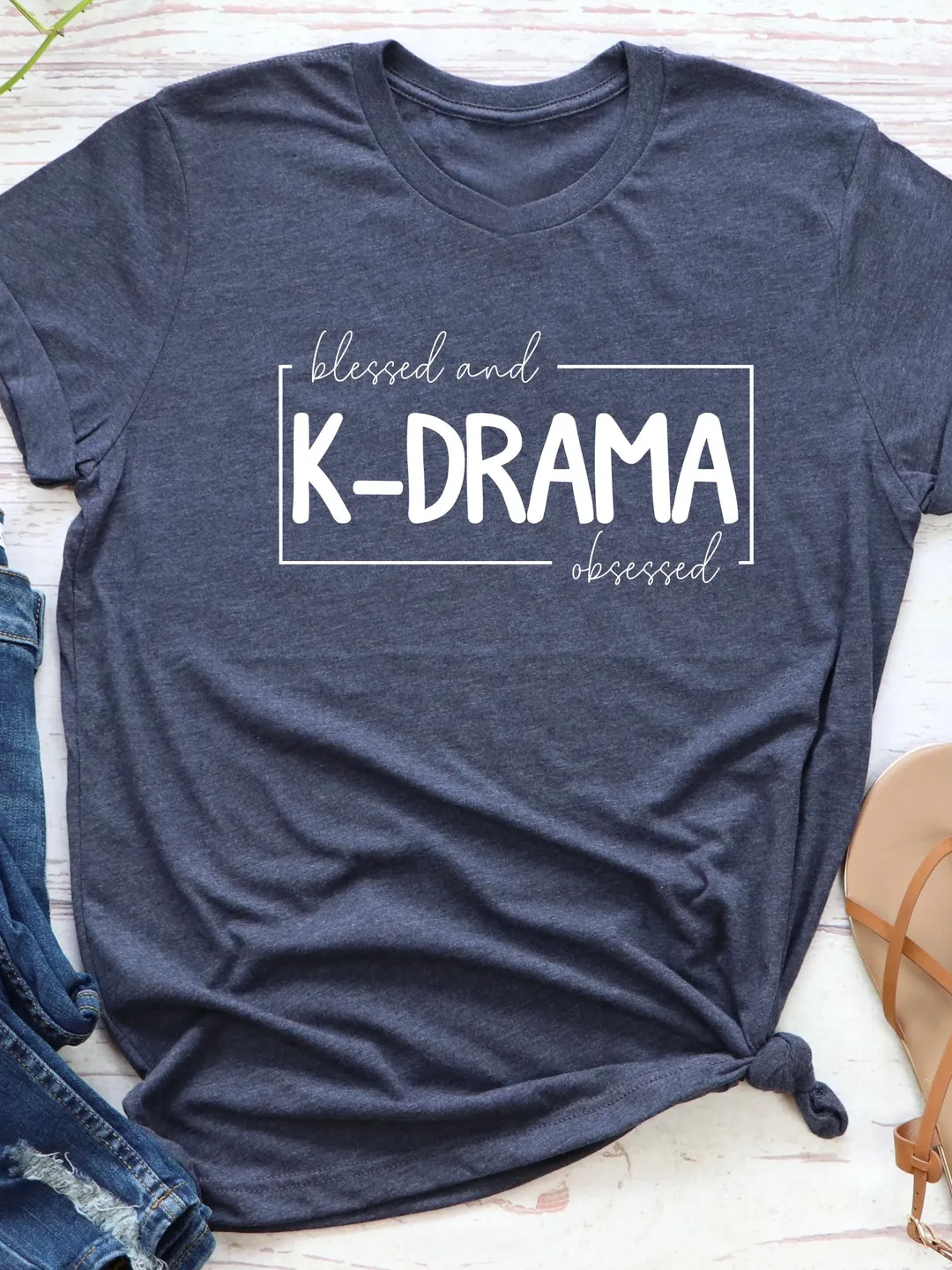 Korean Drama Obsessed T-Shirt: K-Drama Lover Graphic Tee