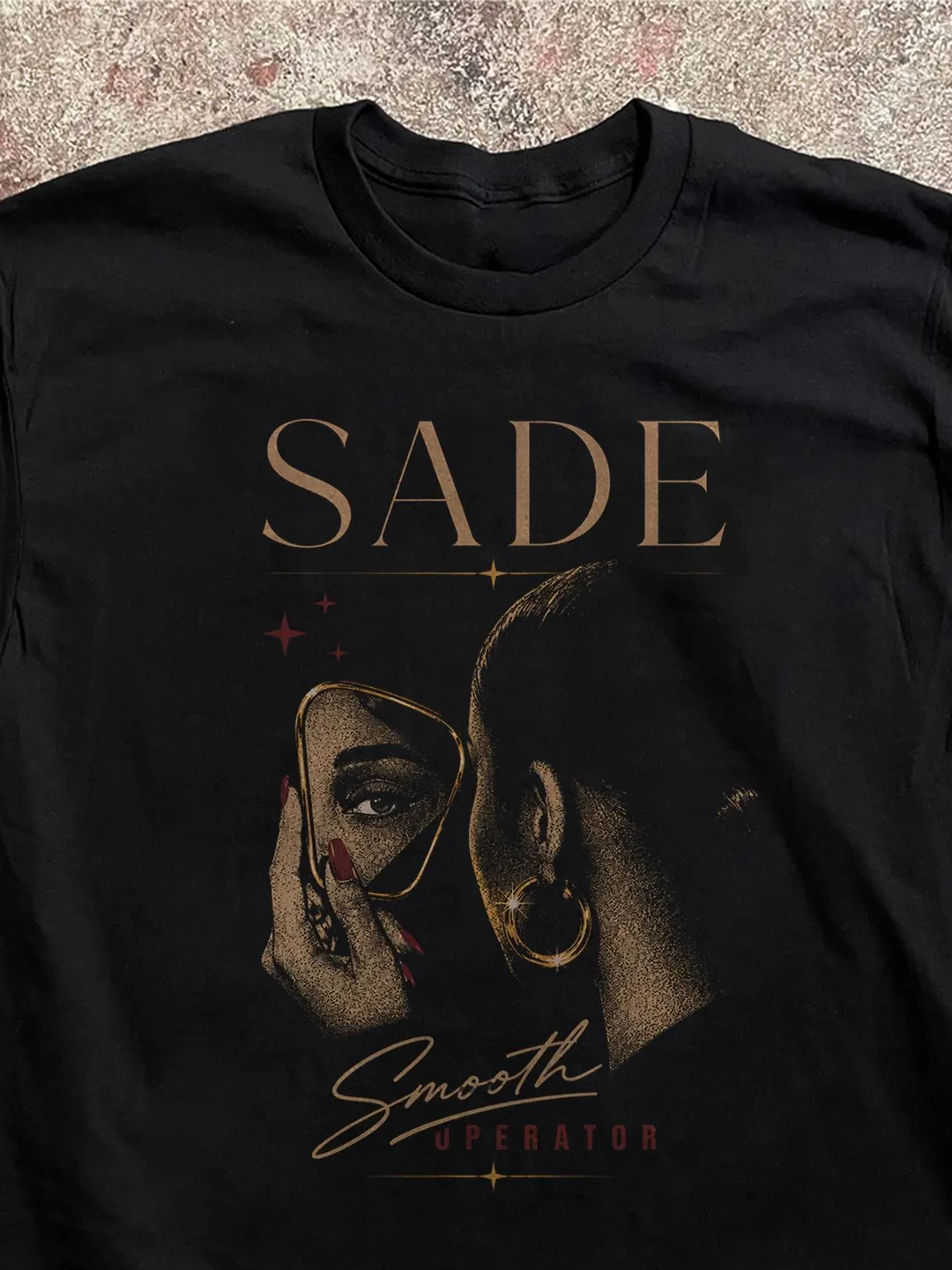 Sade Adu Vintage Band Tee, Smooth Operator Design (Unisex S-XL)