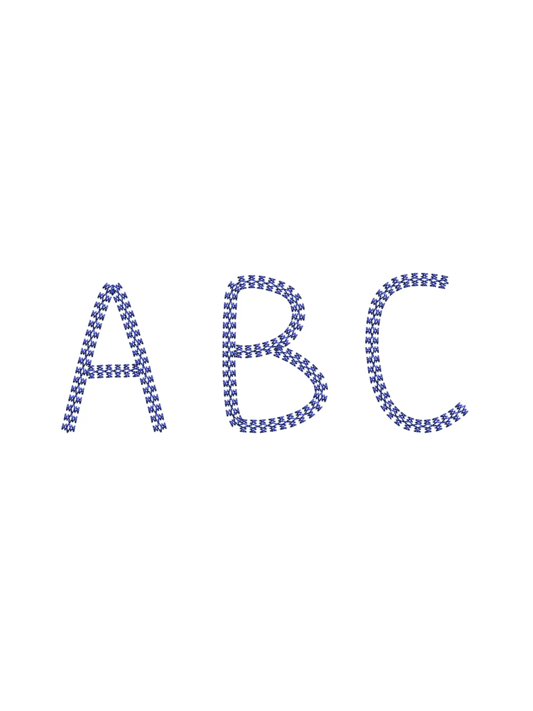 Font machine embroidery design,Script embroidery font,2 sizes Instant Download-23