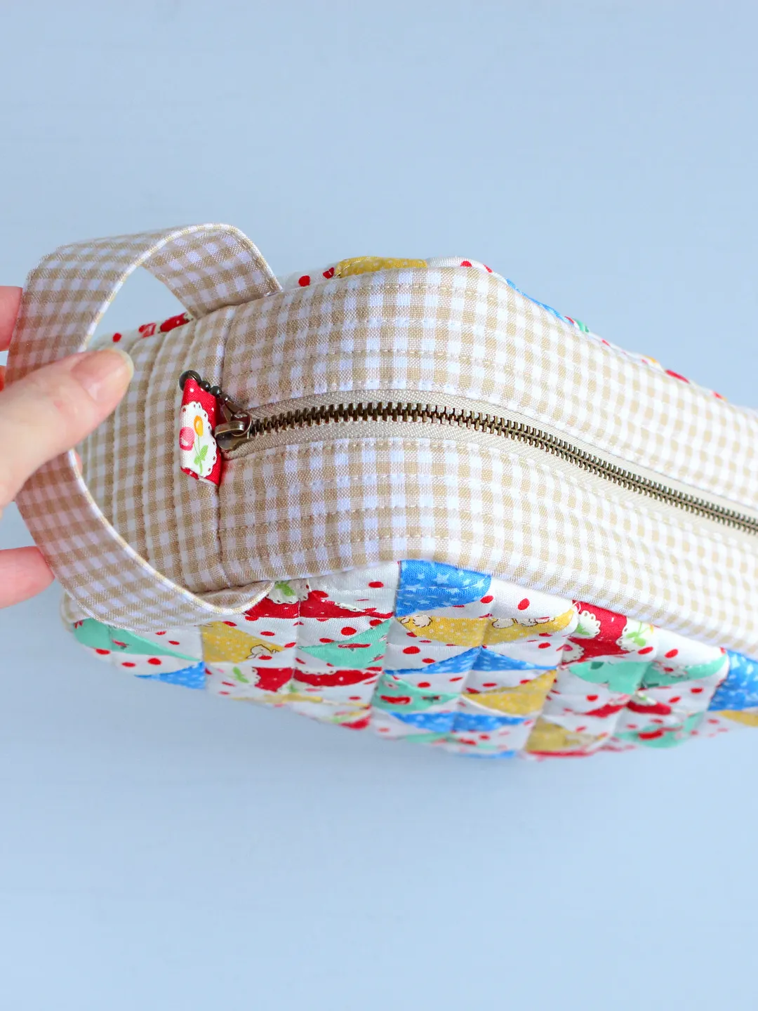 Simple Retangular Pouch PDF Rectangular Pouch with Handle Sewing Pattern