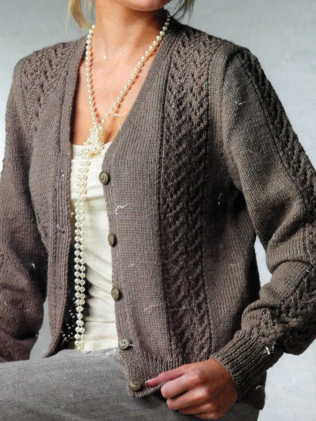 Cardigan knitting pattern, lace knitting cardigan, women ladies cardigan pdf instant download