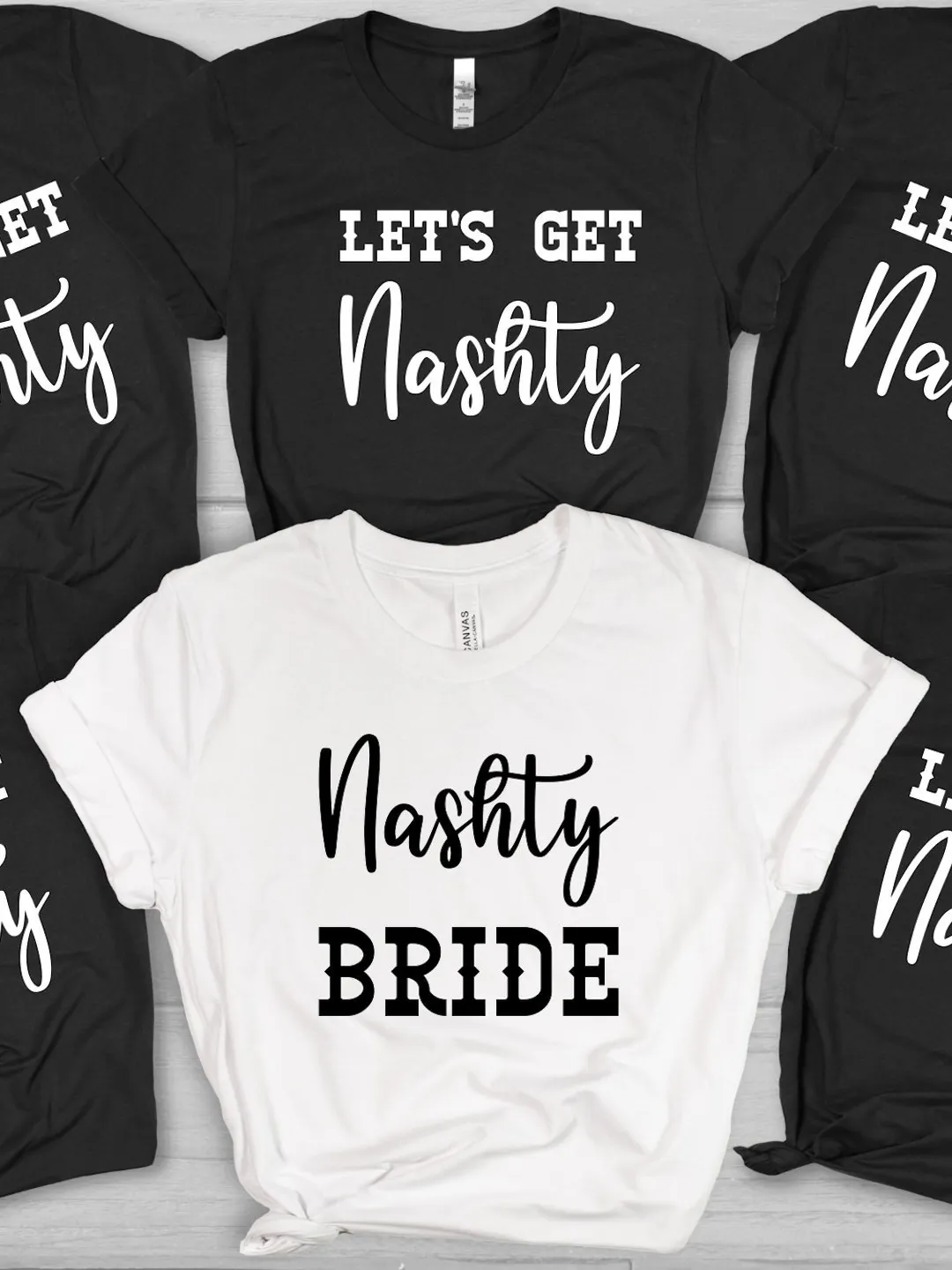 Let's Get Nashty Shirts: Nashville Bachelorette Party Tees