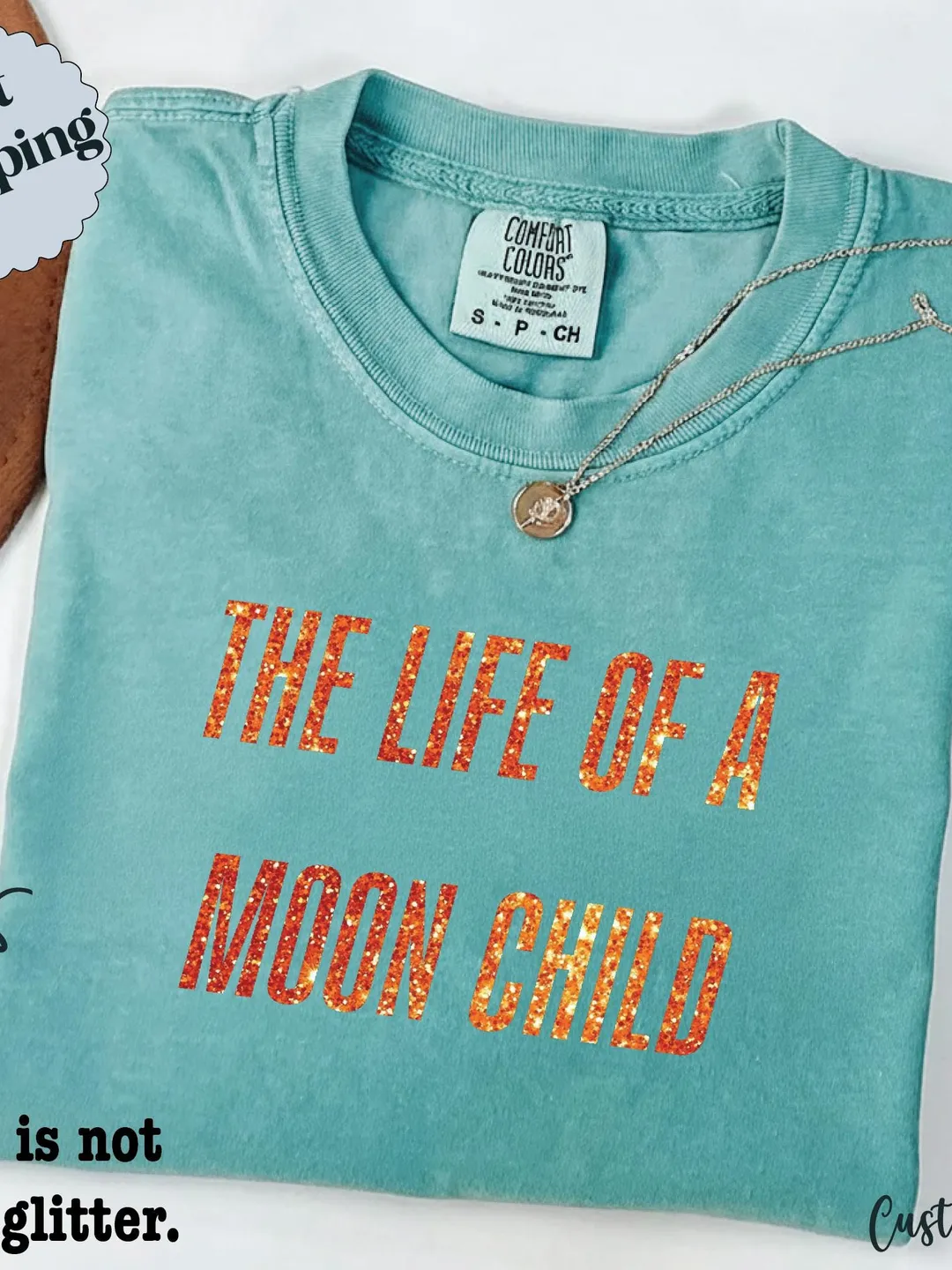 Moon Child Graphic Tee: Retro Comfort Colors Shirt