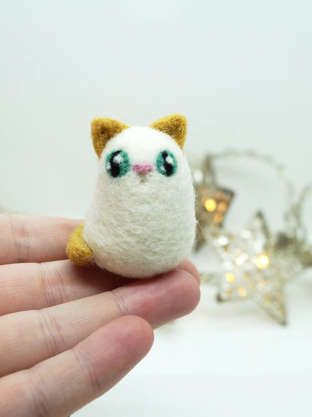 Miniature needle cat, cute cat