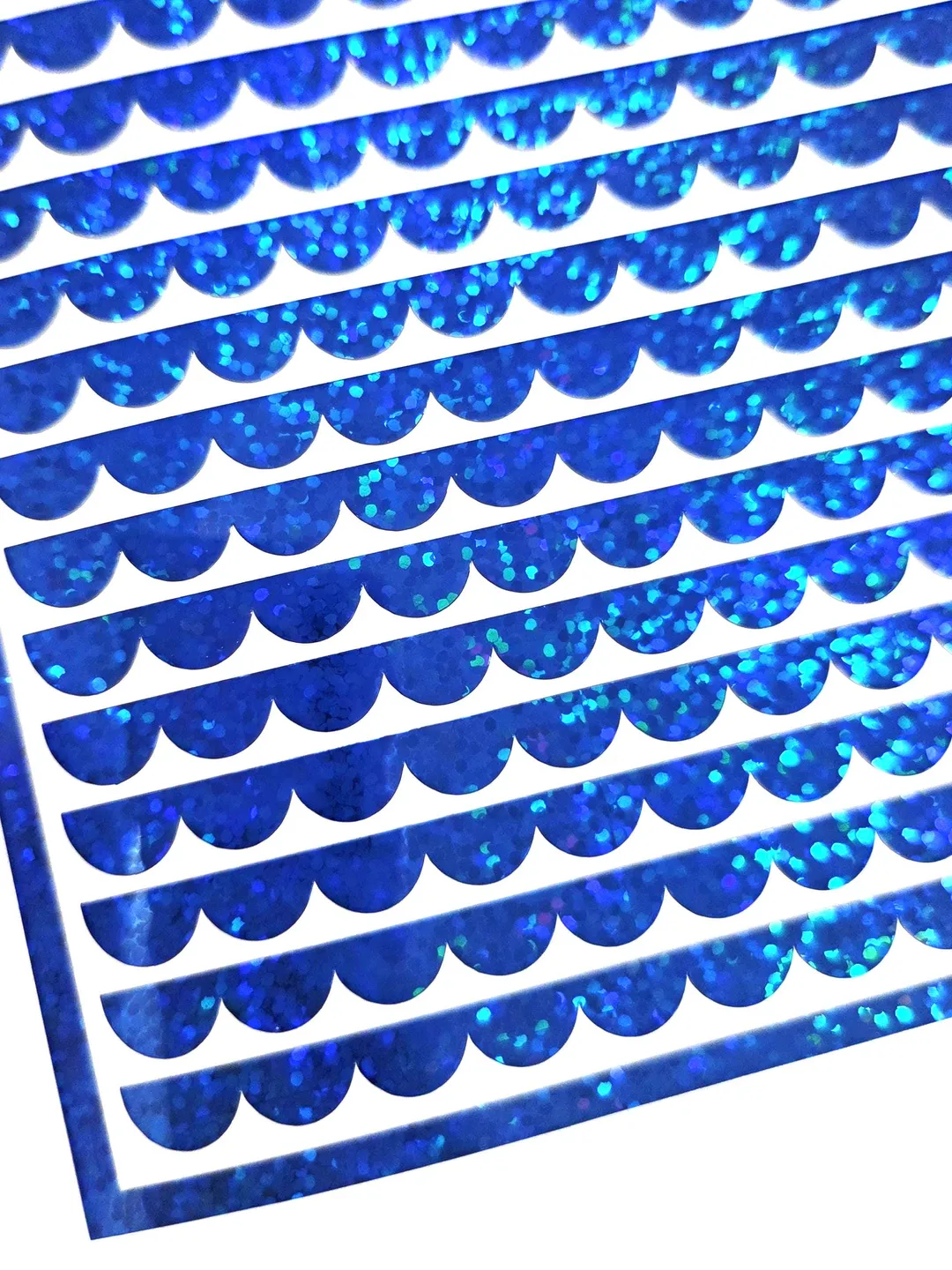 Scalloped Border Stripe Stickers for notecards, envelopes and junk ...