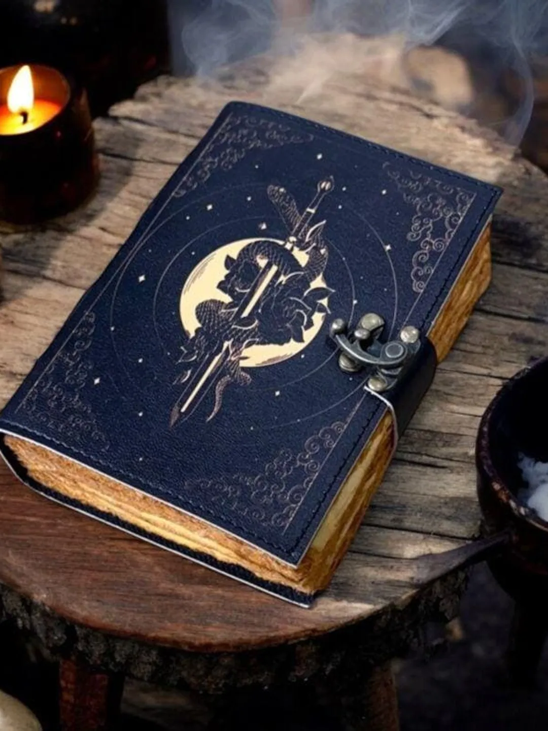 22 Blank Pages of Wolf Grimoire, Blank Spell Paper, Printable Magic ...