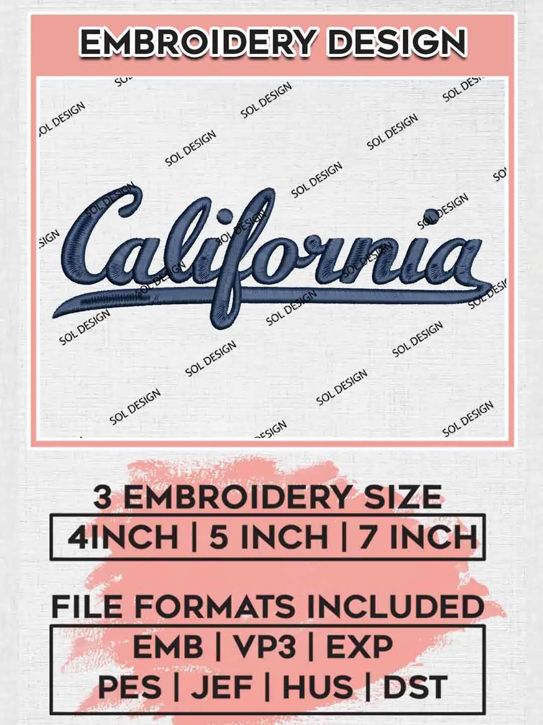 NCAA California Wordmark Logo Embroidery Designs, NCAA Logo Embroidery files, NCAA California Golden Bears Team, College Football Team Machine embroidery designs, Digital Download